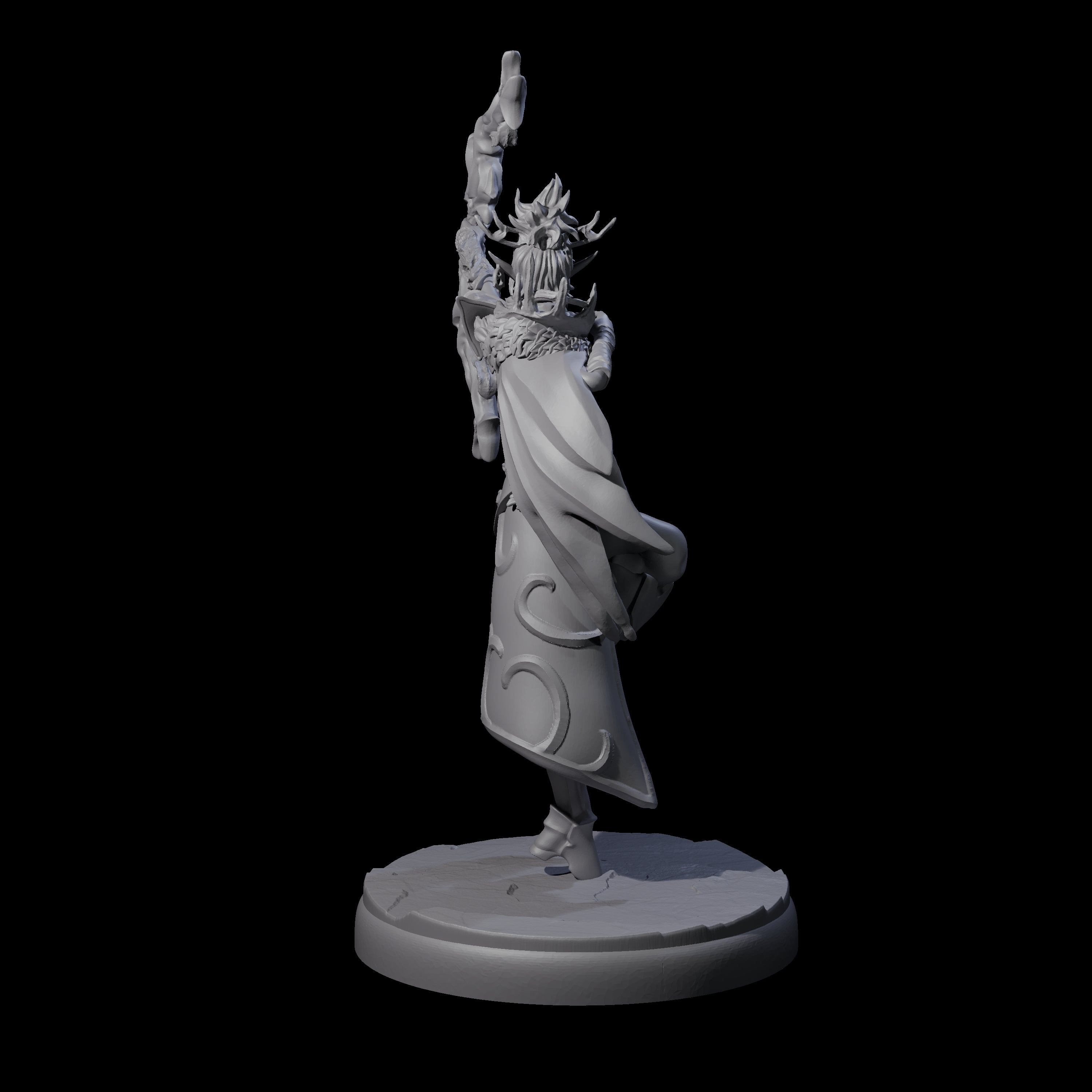 Roaming Dark Elf Ranger E Miniature for Dungeons and Dragons, Pathfinder or other TTRPGs