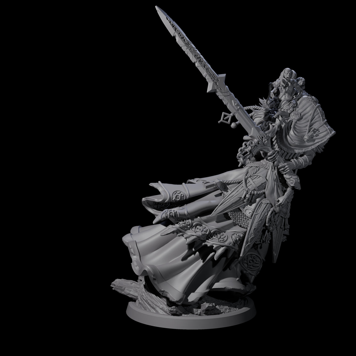 Roaming Darvakka C Miniature for Dungeons and Dragons, Pathfinder or other TTRPGs