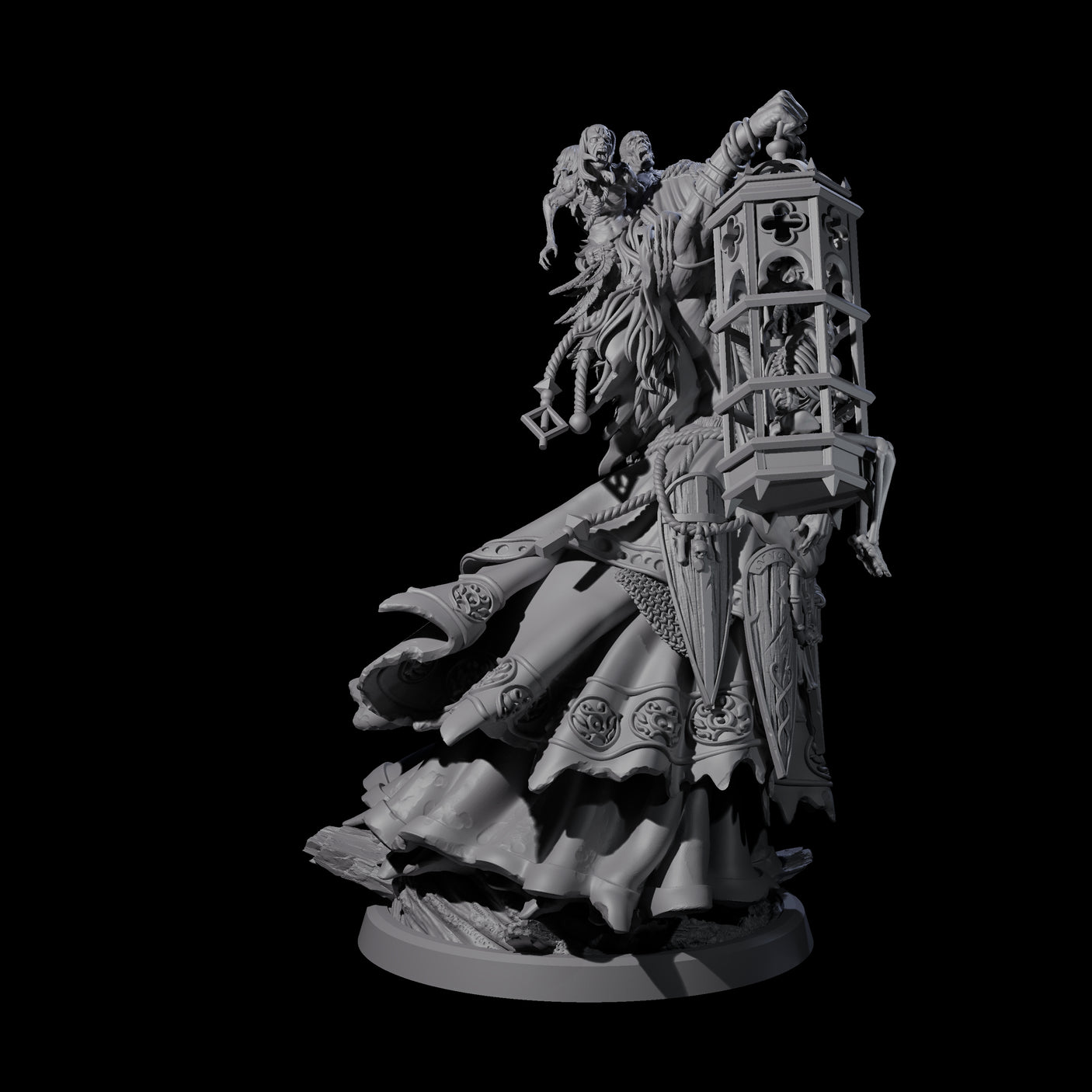 Roaming Darvakka D Miniature for Dungeons and Dragons, Pathfinder or other TTRPGs