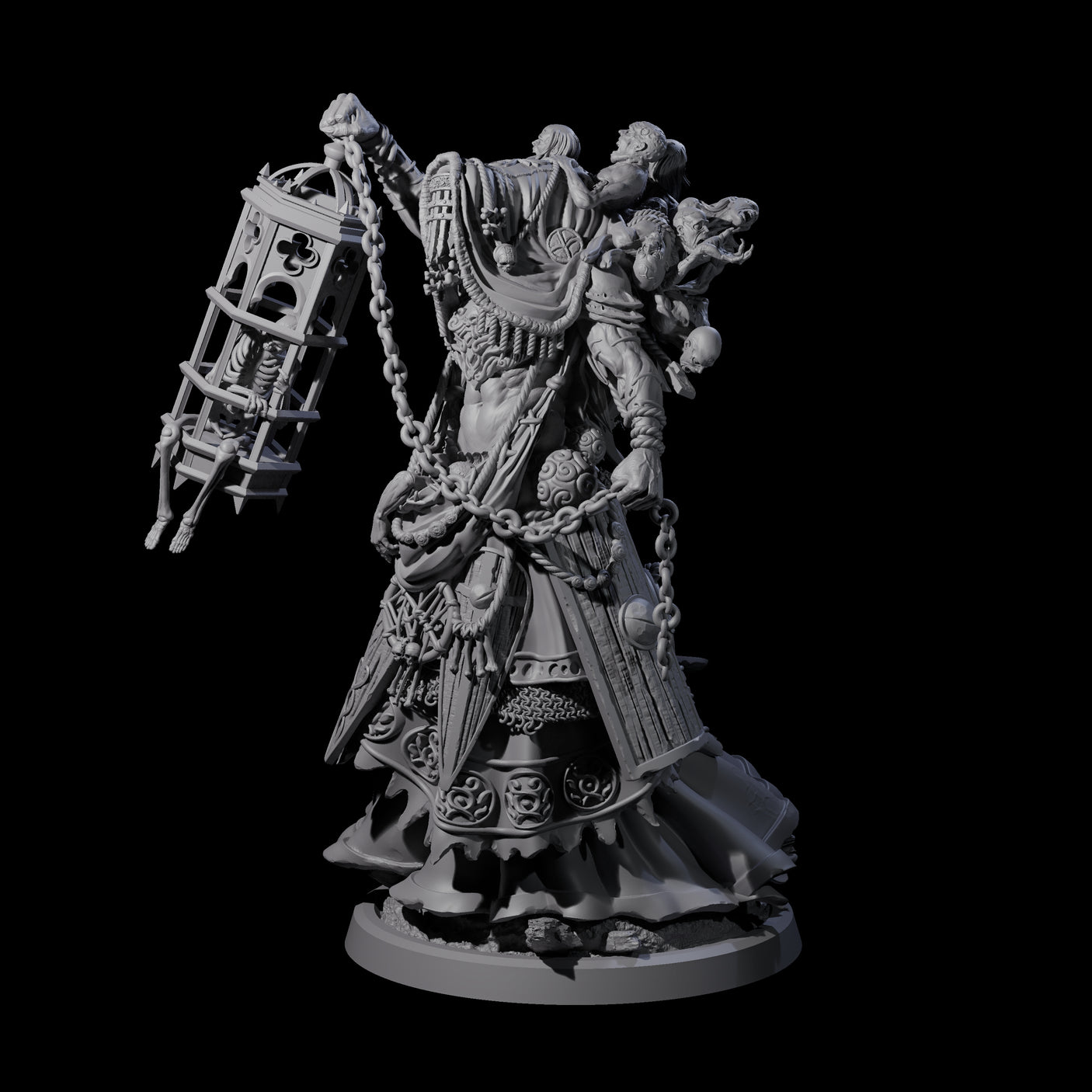 Roaming Darvakka D Miniature for Dungeons and Dragons, Pathfinder or other TTRPGs