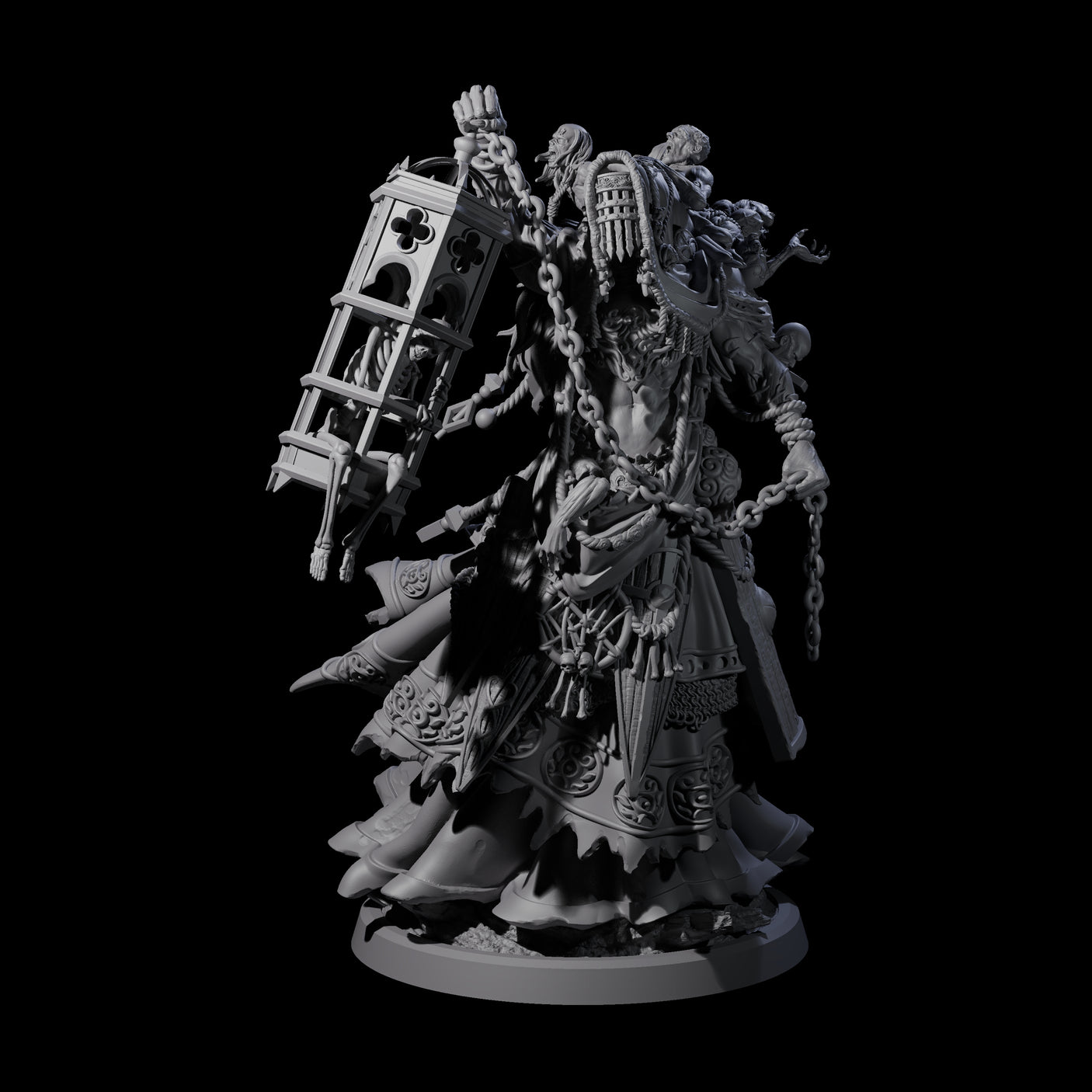 Roaming Darvakka D Miniature for Dungeons and Dragons, Pathfinder or other TTRPGs