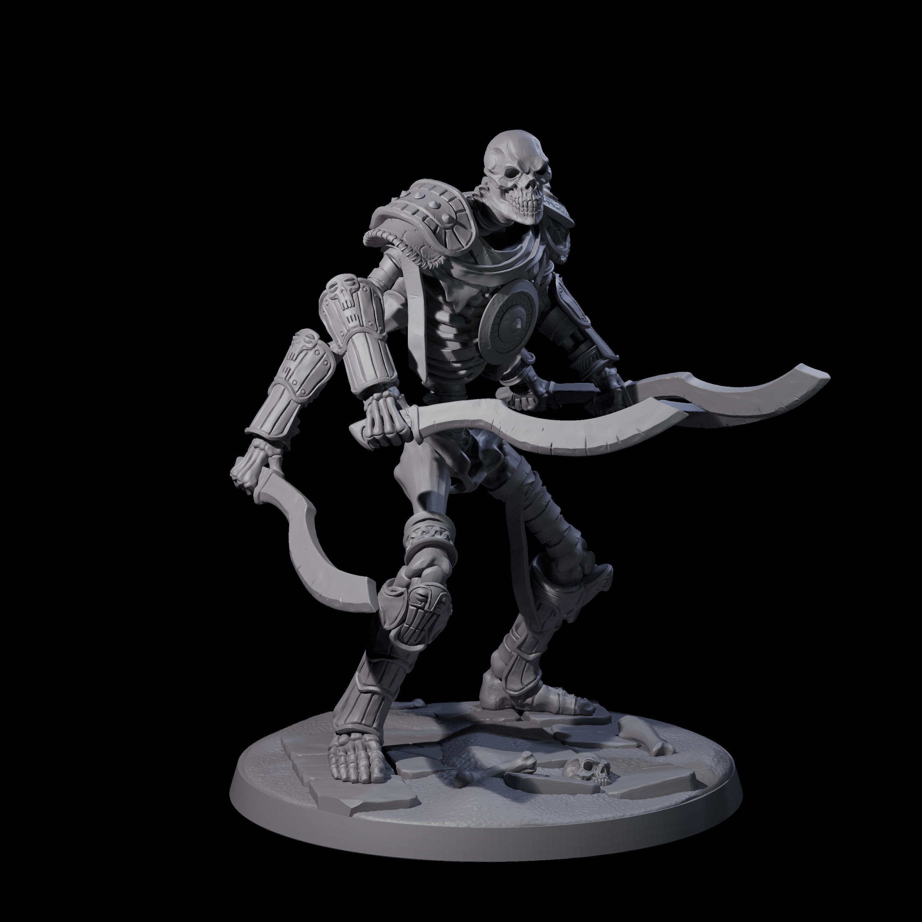 Roaming Skeletal Hulk A Miniature for Dungeons and Dragons, Pathfinder or other TTRPGs