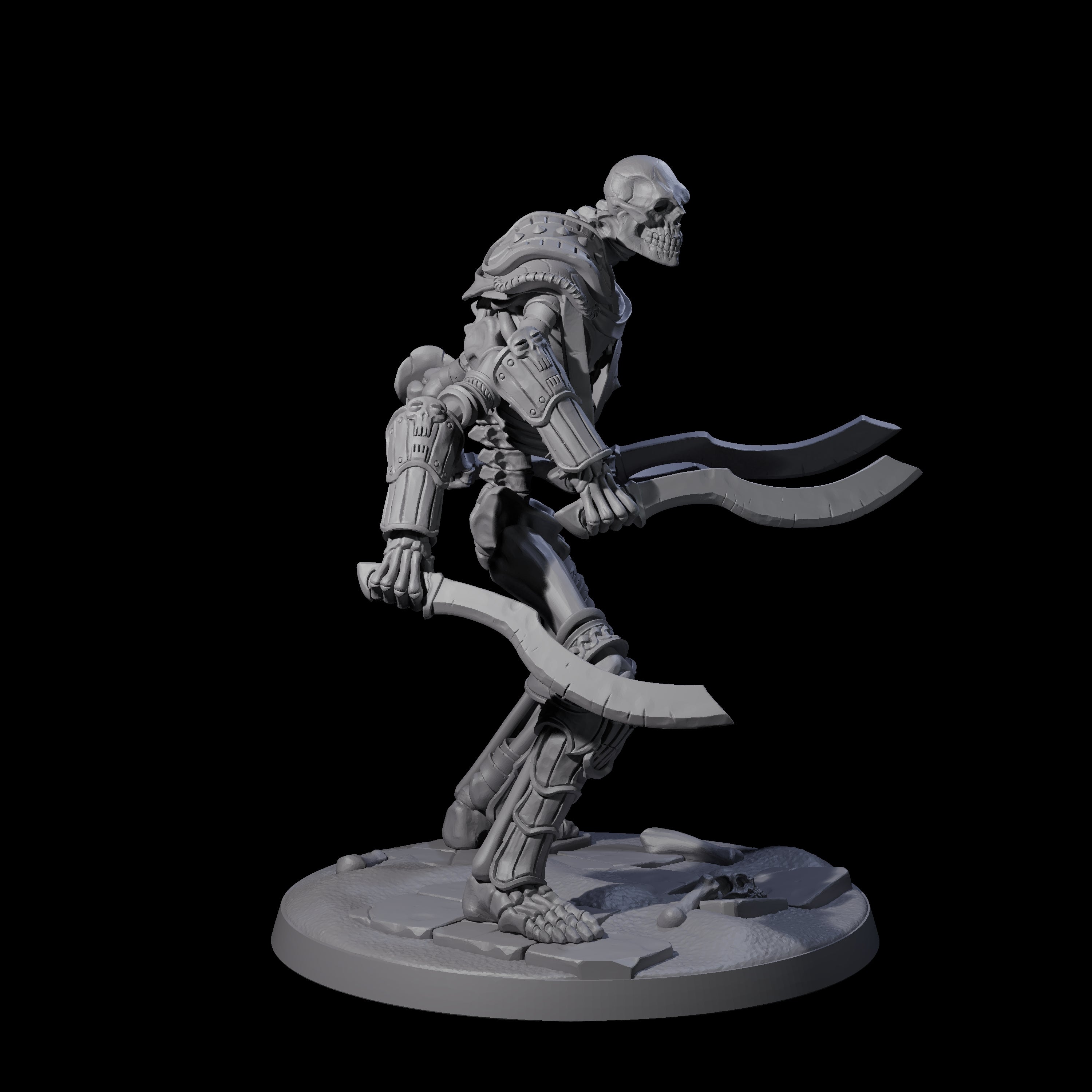 Roaming Skeletal Hulk A Miniature for Dungeons and Dragons, Pathfinder or other TTRPGs