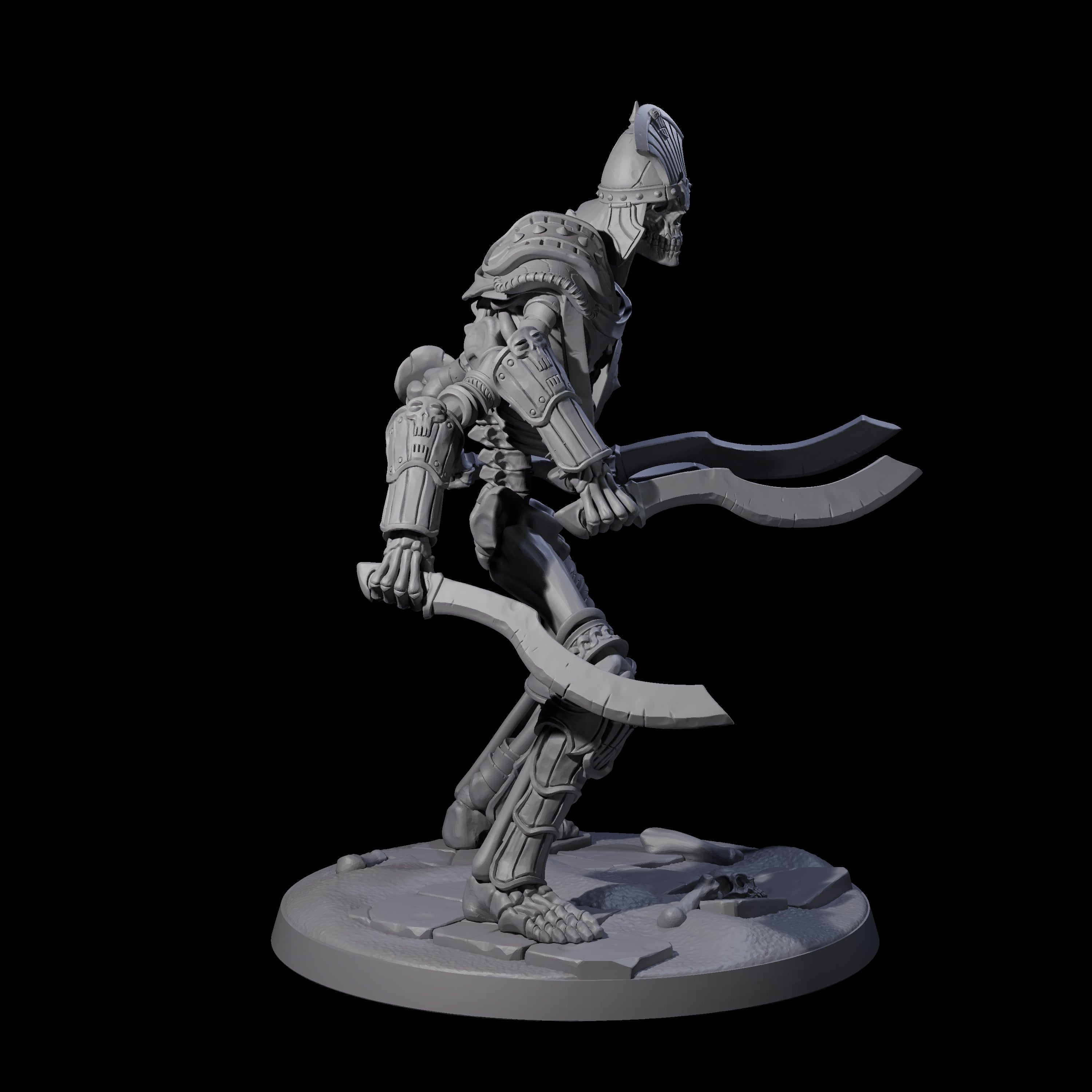 Roaming Skeletal Hulk A Miniature for Dungeons and Dragons, Pathfinder or other TTRPGs