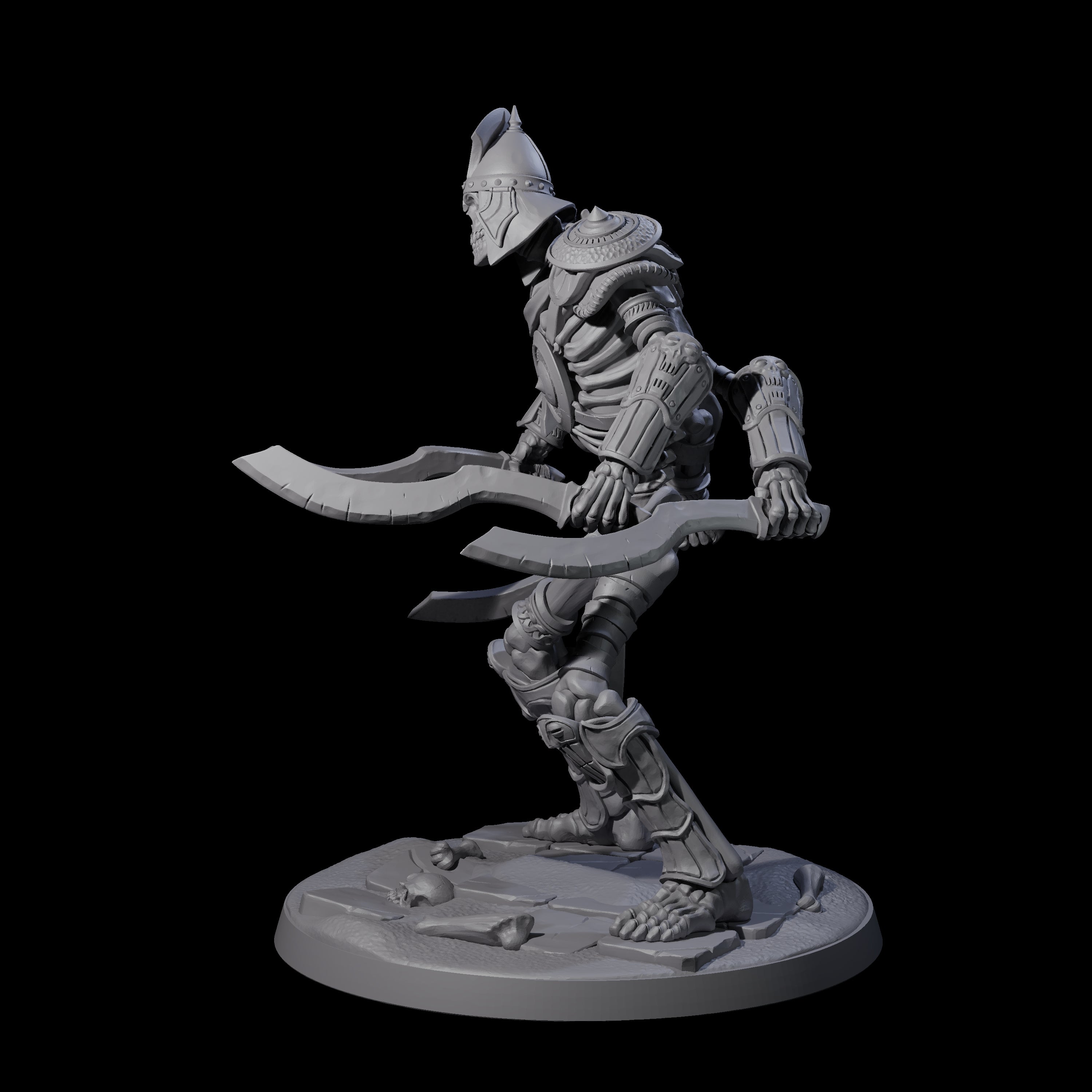 Roaming Skeletal Hulk A Miniature for Dungeons and Dragons, Pathfinder or other TTRPGs