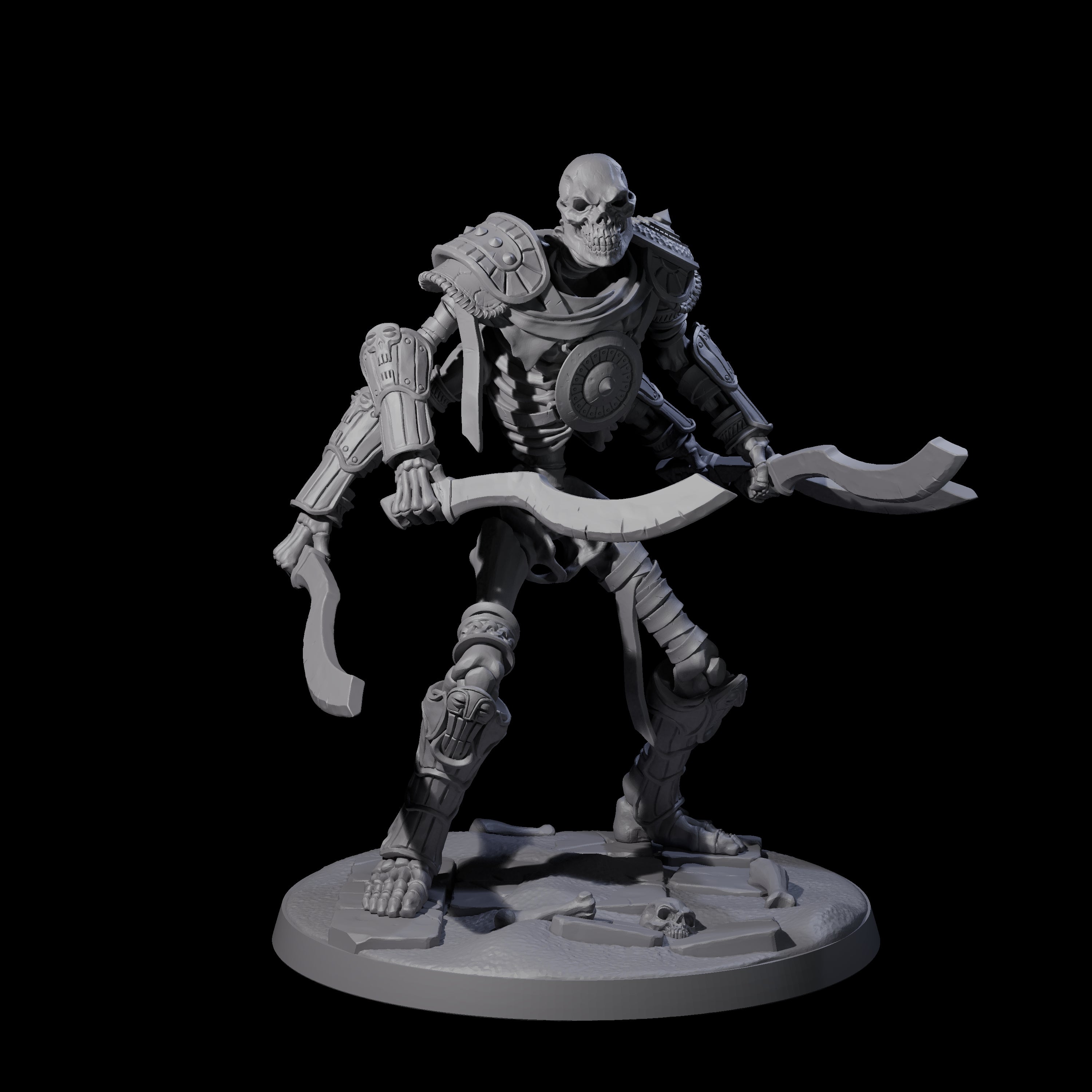 Roaming Skeletal Hulk A Miniature for Dungeons and Dragons, Pathfinder or other TTRPGs