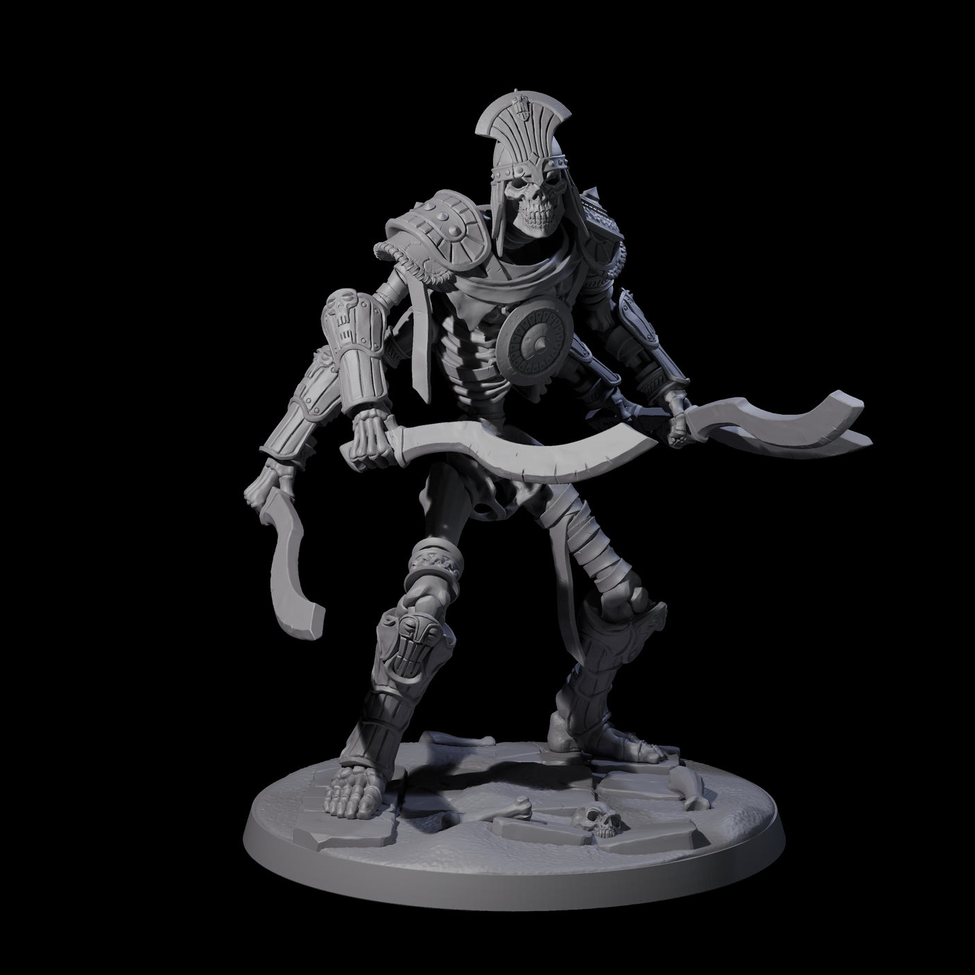Roaming Skeletal Hulk A Miniature for Dungeons and Dragons, Pathfinder or other TTRPGs