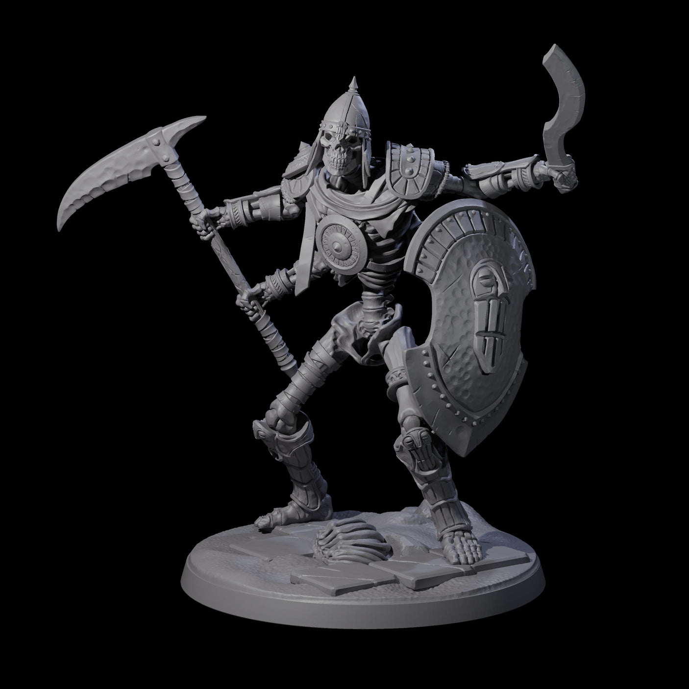 Roaming Skeletal Hulk D Miniature for Dungeons and Dragons, Pathfinder or other TTRPGs