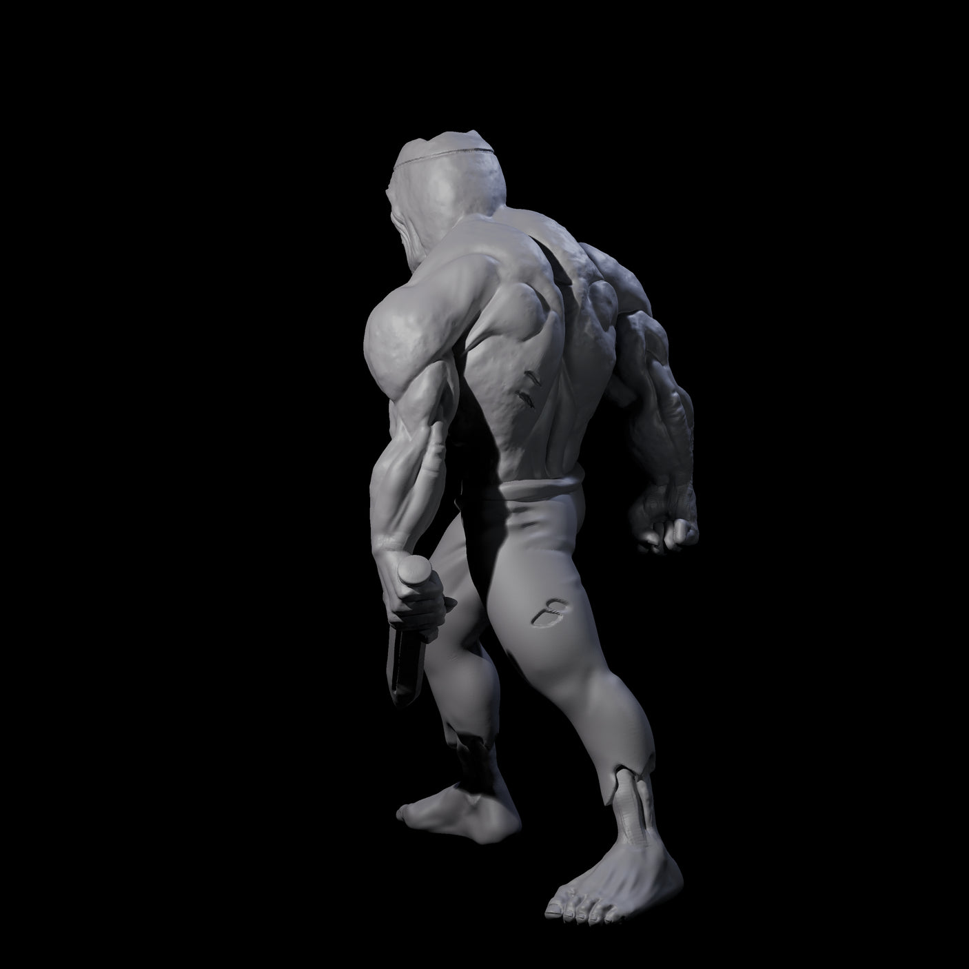 Roaming Zombie B Miniature for Dungeons and Dragons, Pathfinder or other TTRPGs