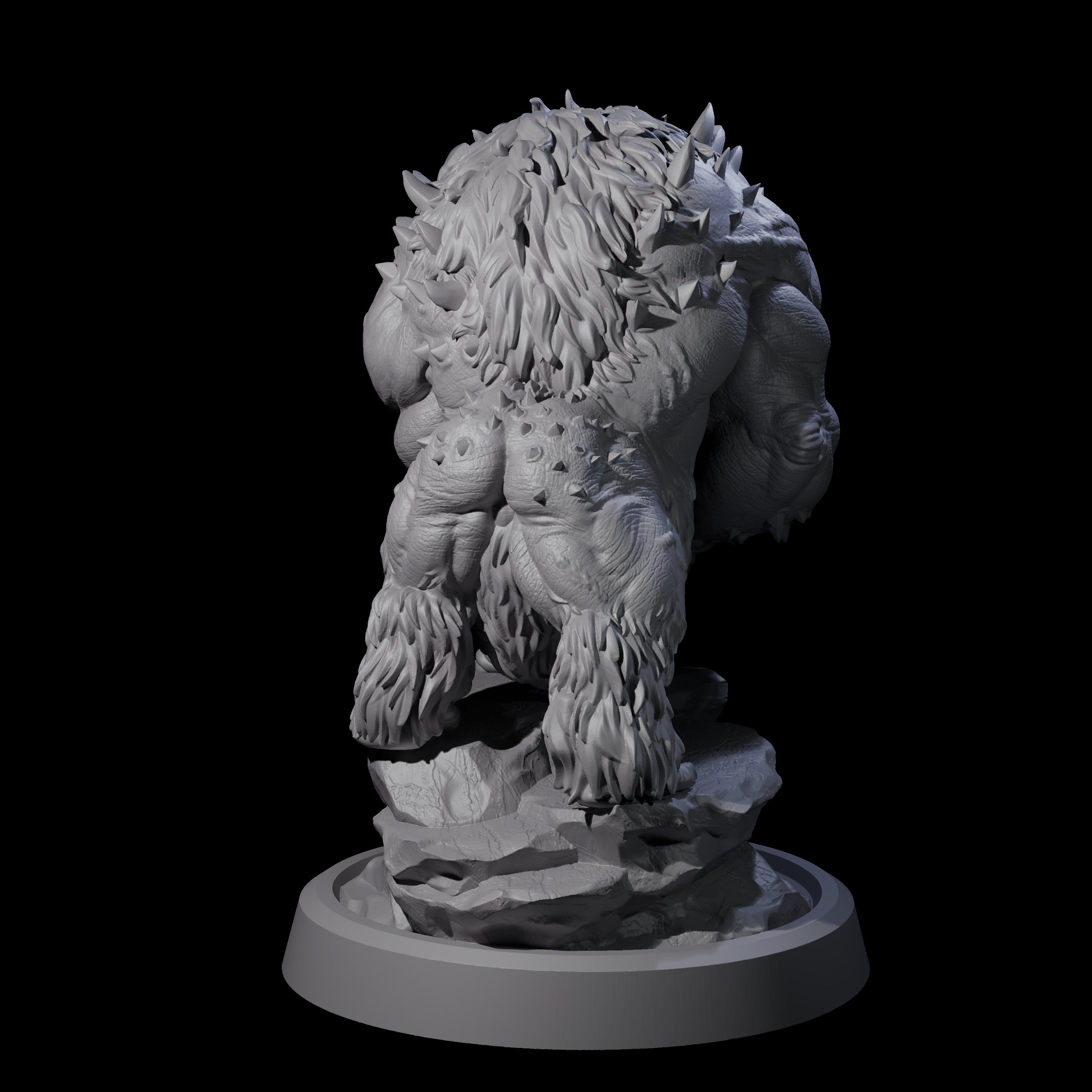 Roaring Dire Boar Miniature for Dungeons and Dragons, Pathfinder or other TTRPGs