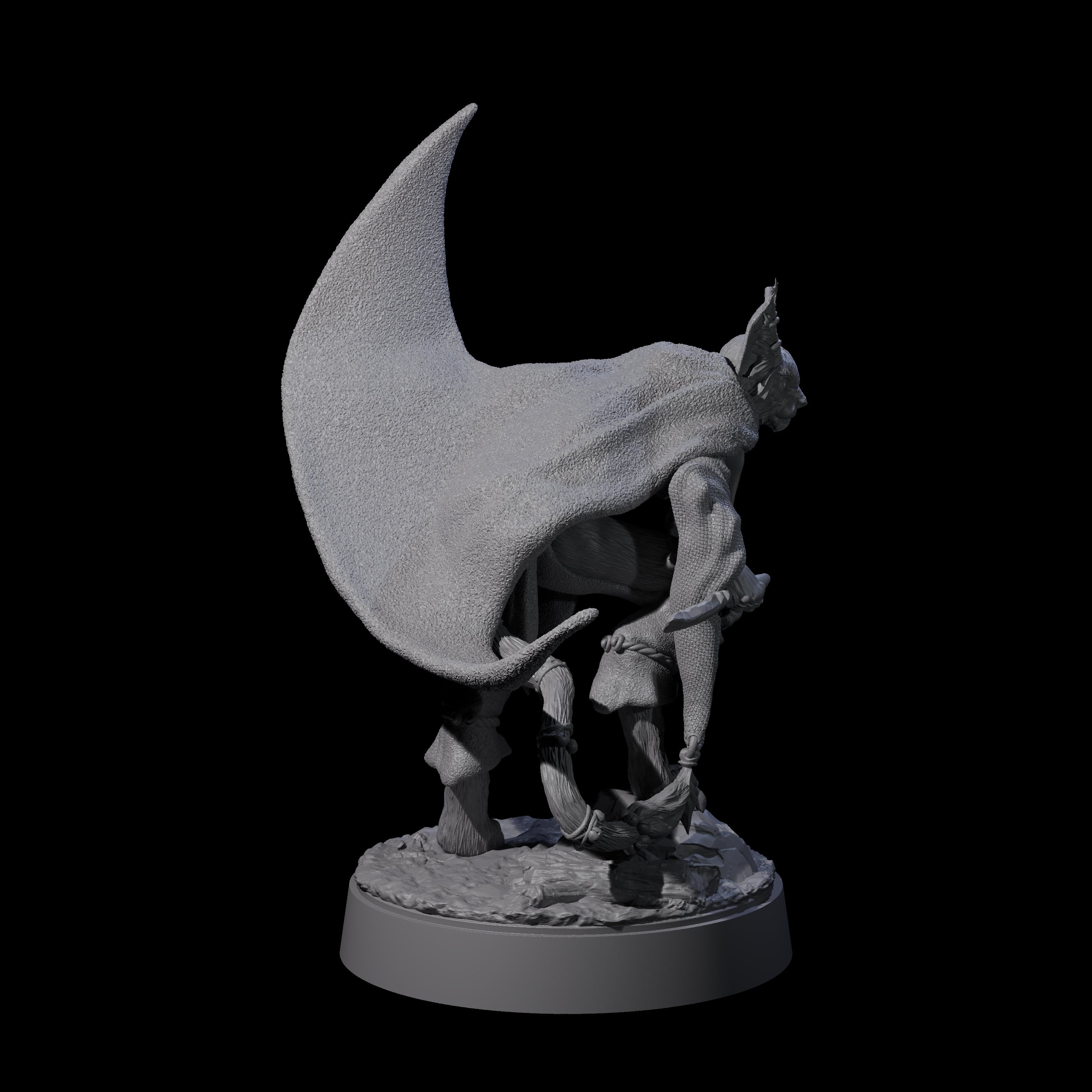 Robed Tabaxi Rogue B Miniature for Dungeons and Dragons, Pathfinder or other TTRPGs