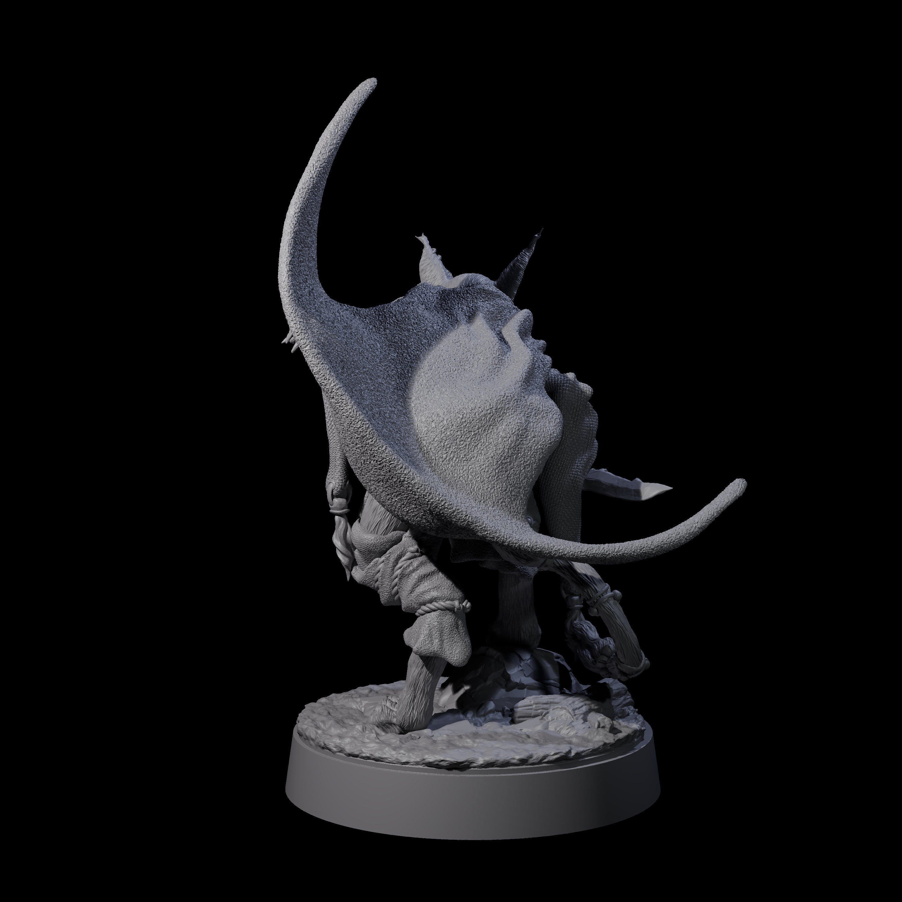 Robed Tabaxi Rogue B Miniature for Dungeons and Dragons, Pathfinder or other TTRPGs