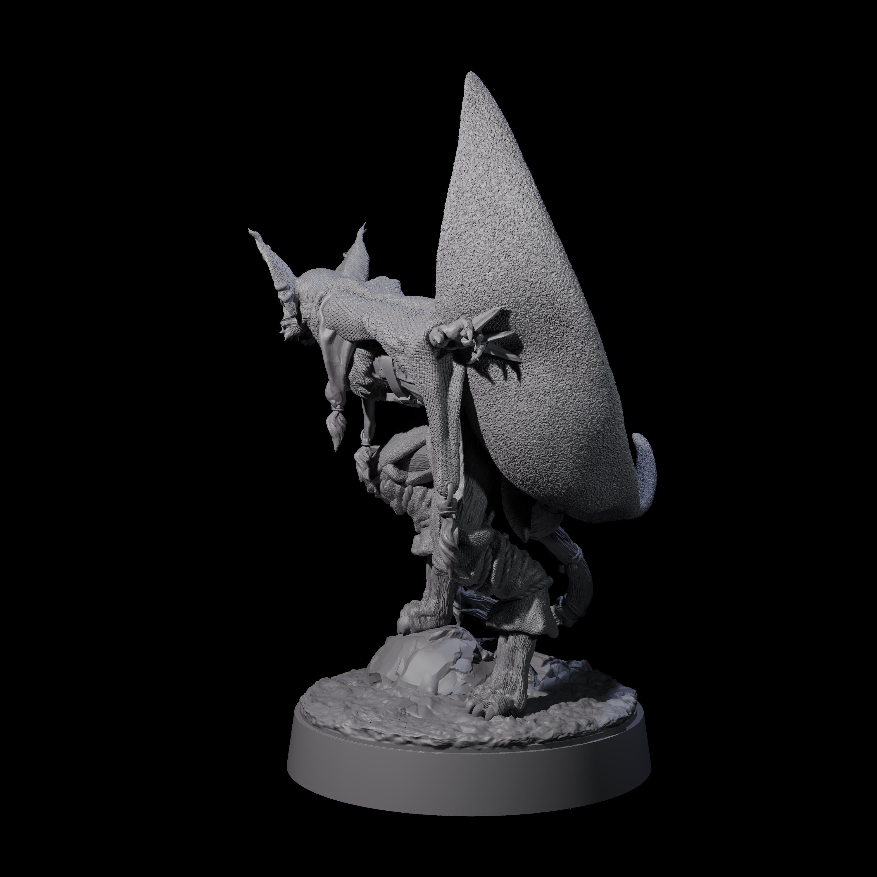 Robed Tabaxi Rogue B Miniature for Dungeons and Dragons, Pathfinder or other TTRPGs