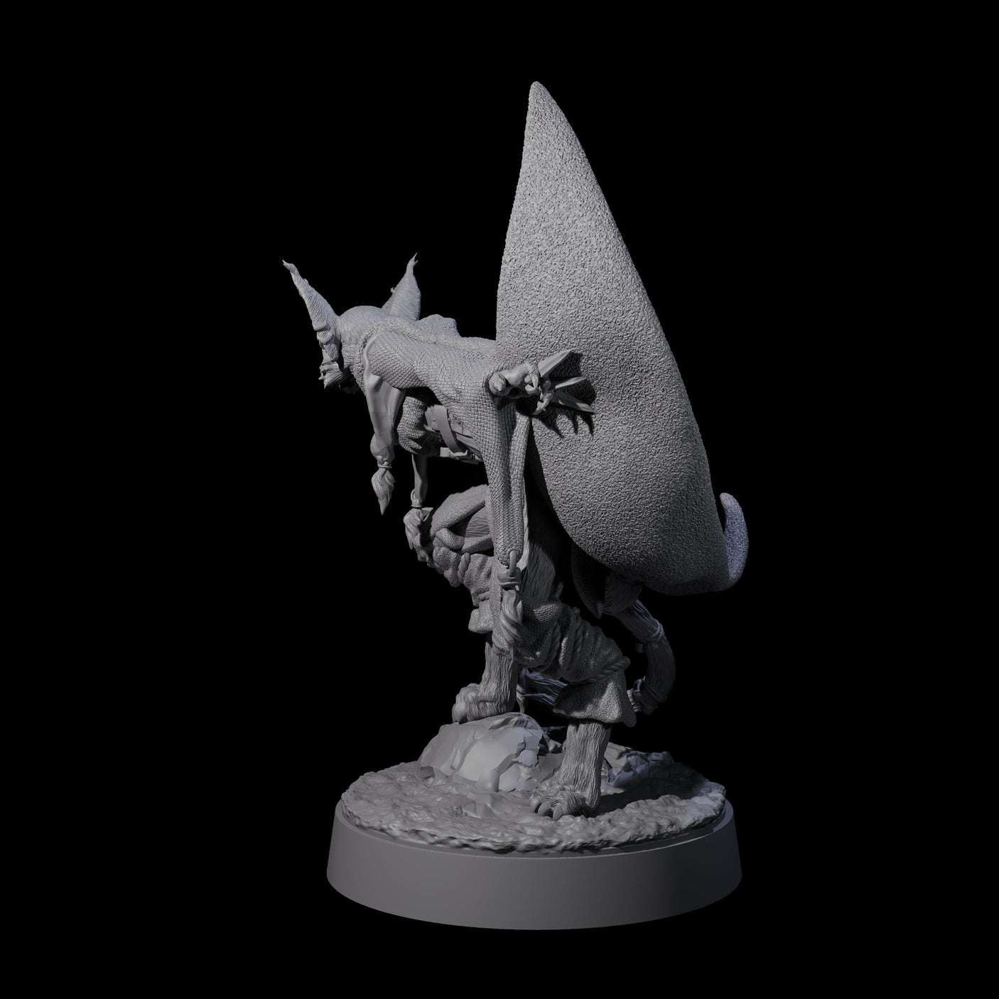 Robed Tabaxi Rogue B Miniature for Dungeons and Dragons, Pathfinder or other TTRPGs