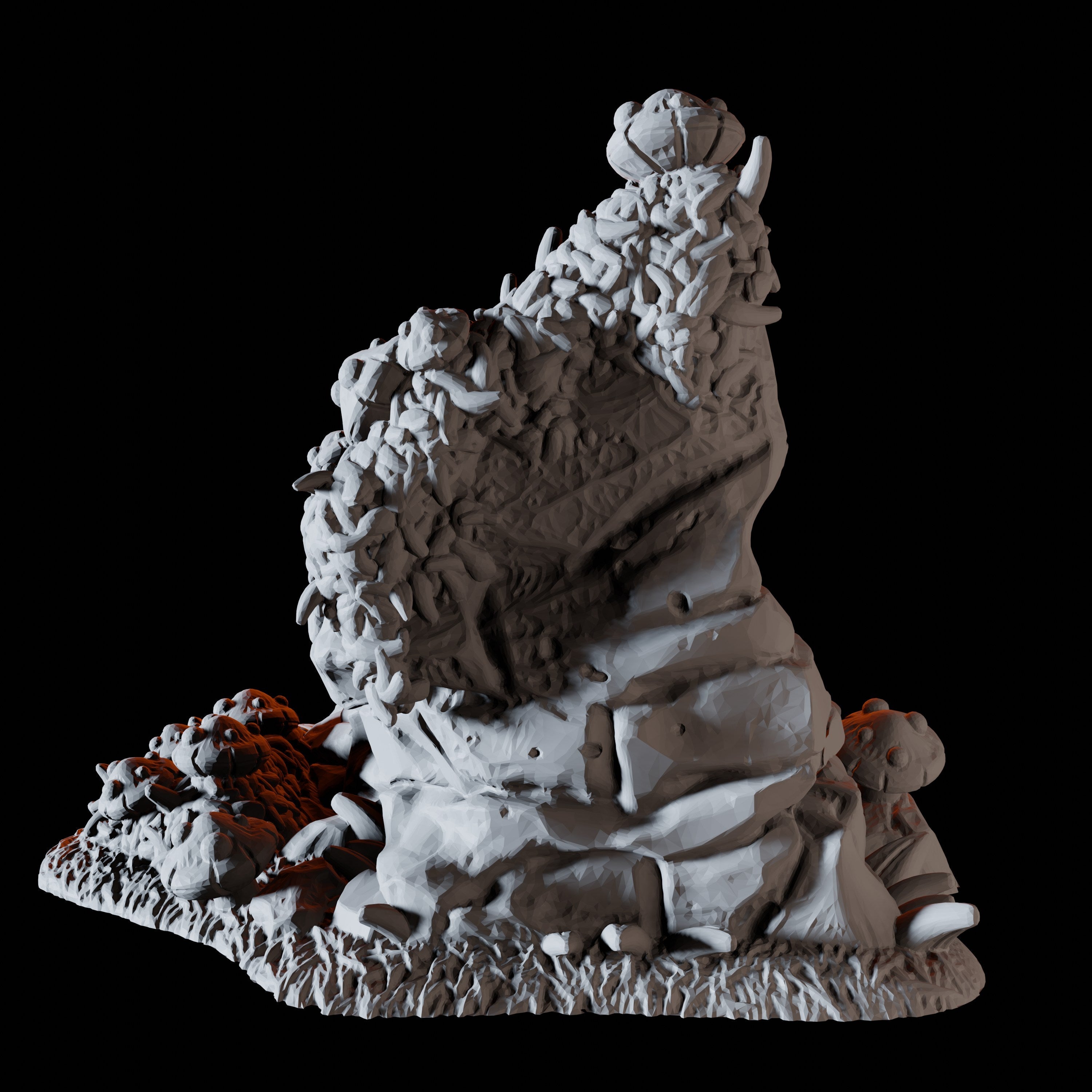 Rock Mushroom Miniature for Dungeons and Dragons, Pathfinder or other TTRPGs