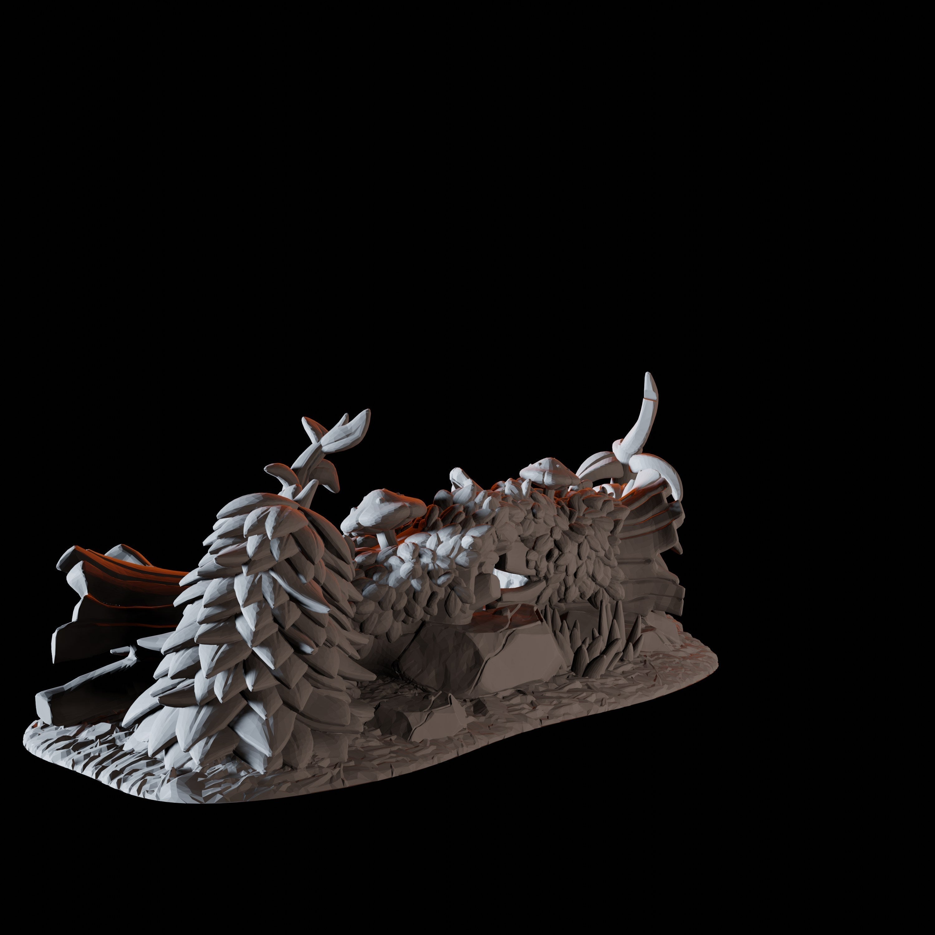 Rocks and Plants Miniature for Dungeons and Dragons, Pathfinder or other TTRPGs