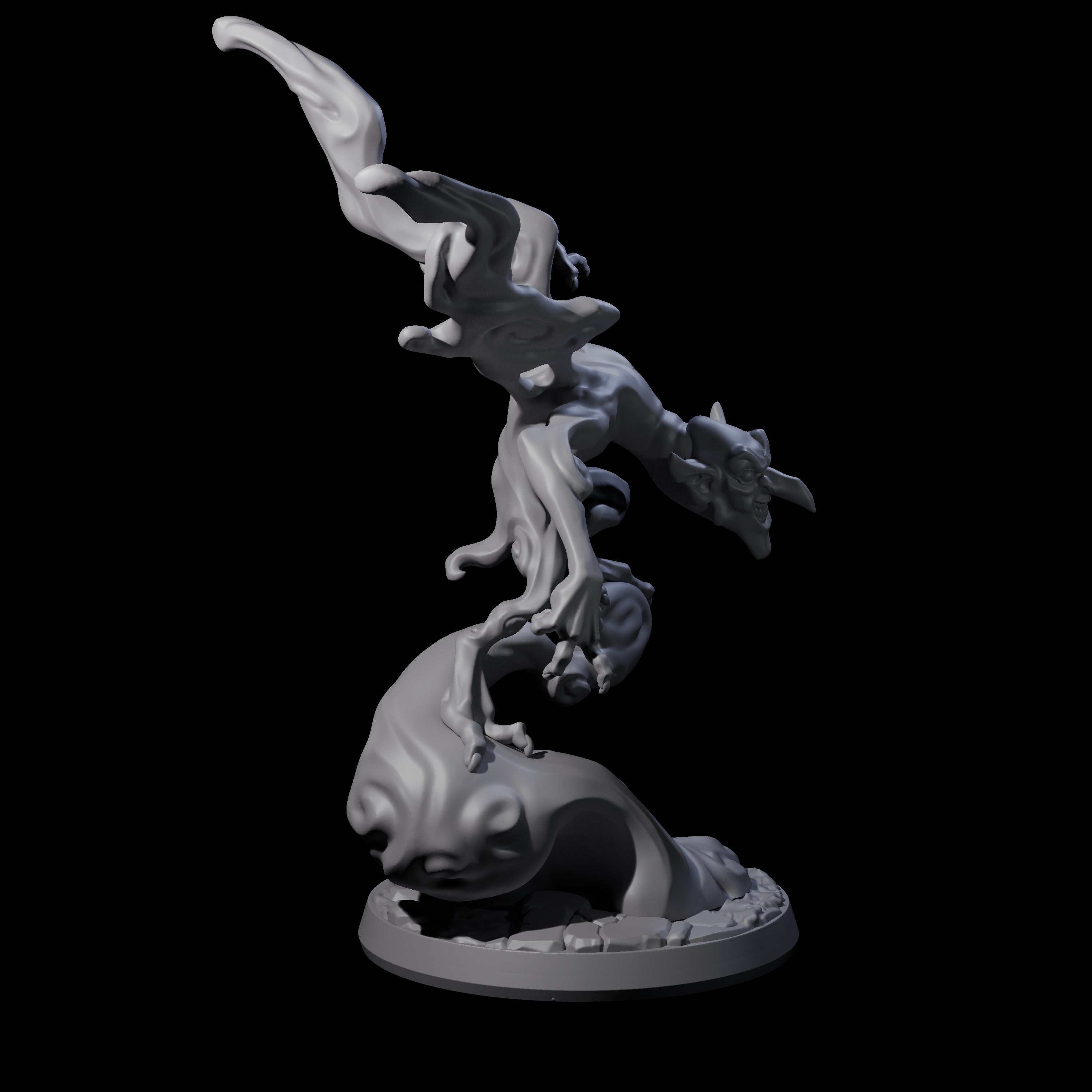 Roiling Smoke Mephit Miniature for Dungeons and Dragons, Pathfinder or other TTRPGs