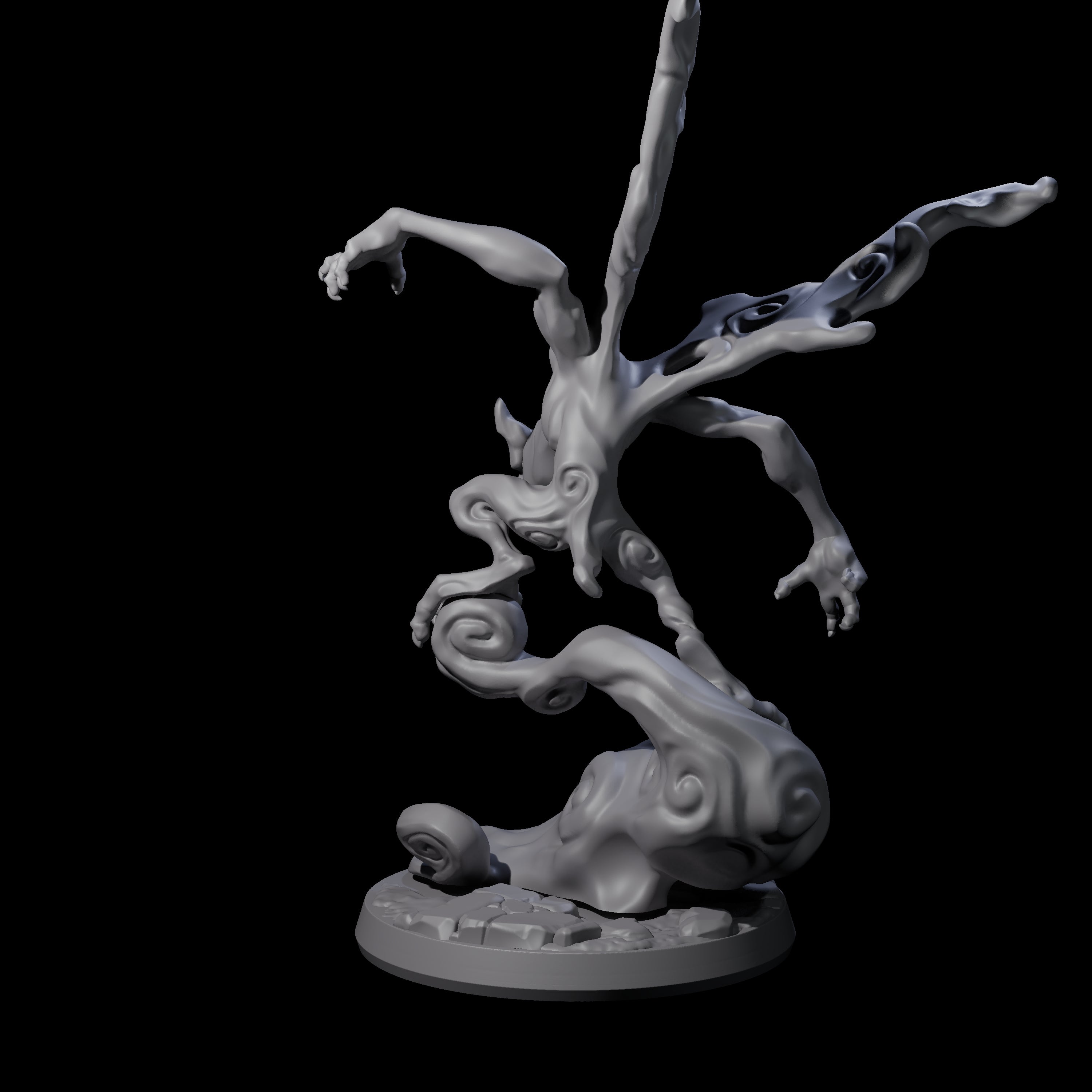 Roiling Smoke Mephit Miniature for Dungeons and Dragons, Pathfinder or other TTRPGs