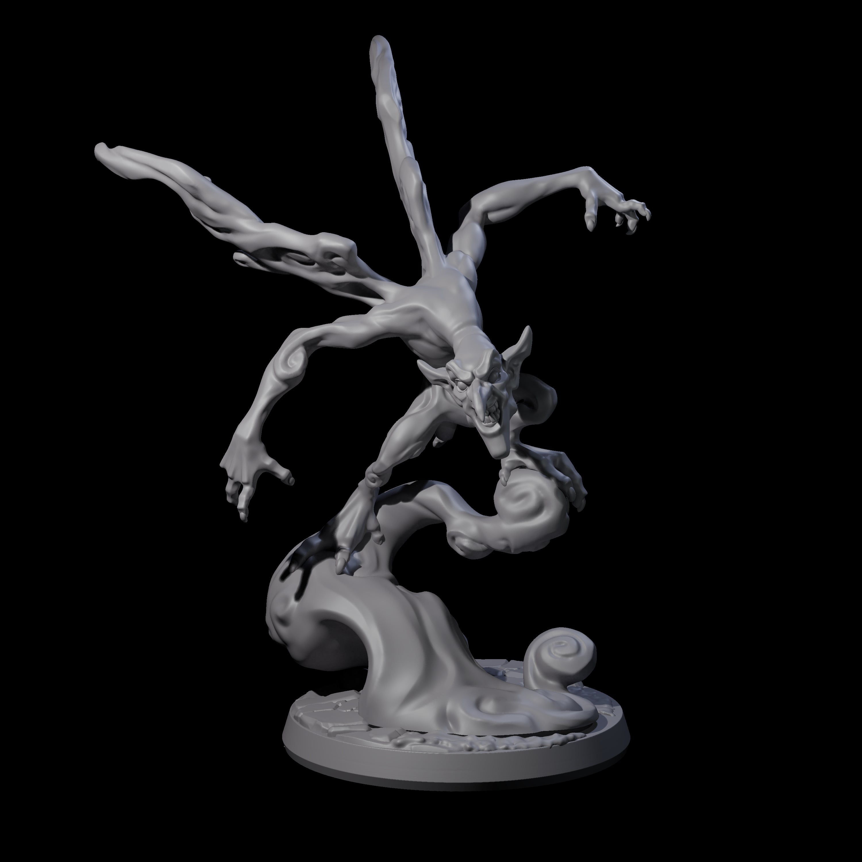 Roiling Smoke Mephit Miniature for Dungeons and Dragons, Pathfinder or other TTRPGs