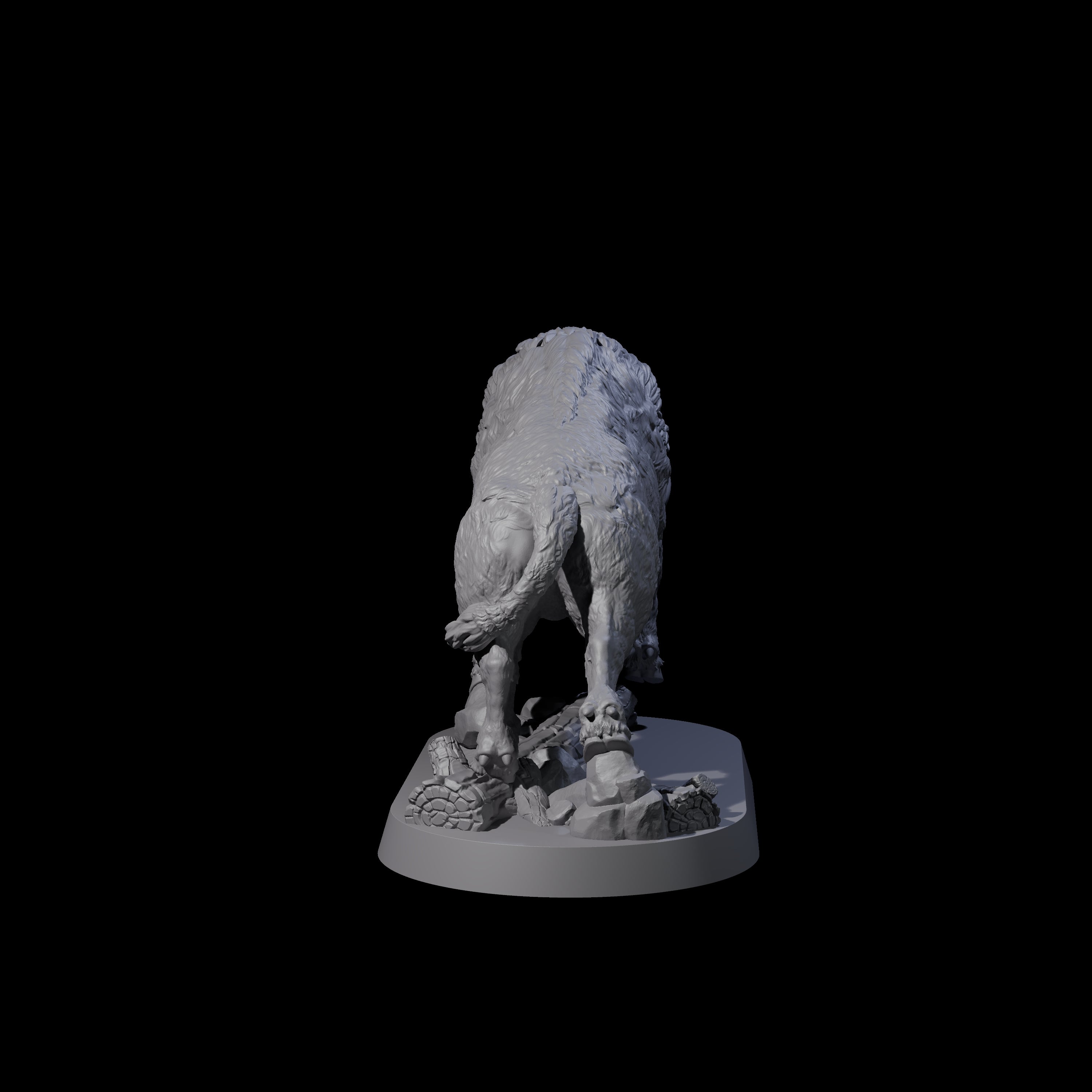 Romping Wild Boar Miniature for Dungeons and Dragons, Pathfinder or other TTRPGs