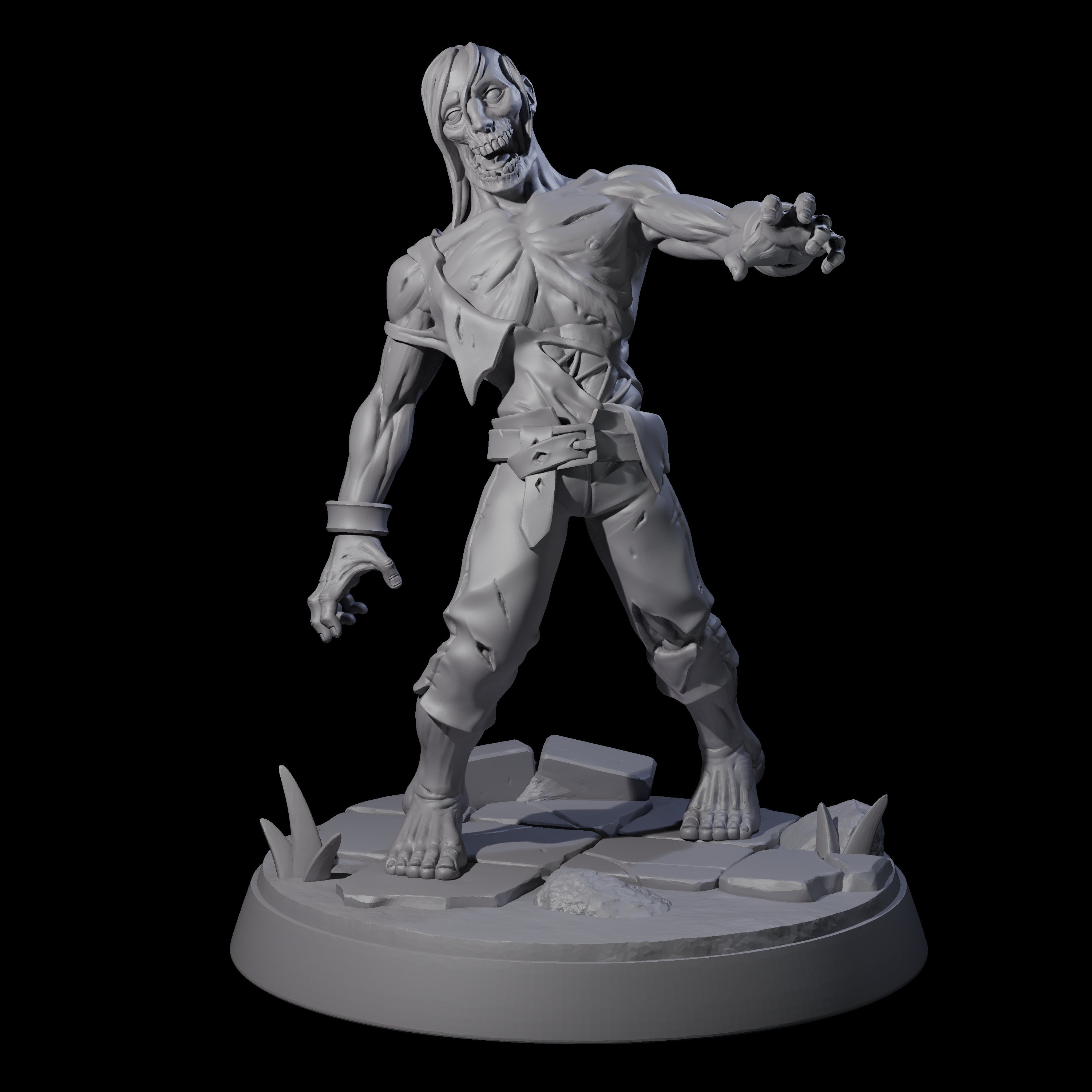 Rotten And Stinking Zombie Horror A Miniature for Dungeons and Dragons, Pathfinder or other TTRPGs
