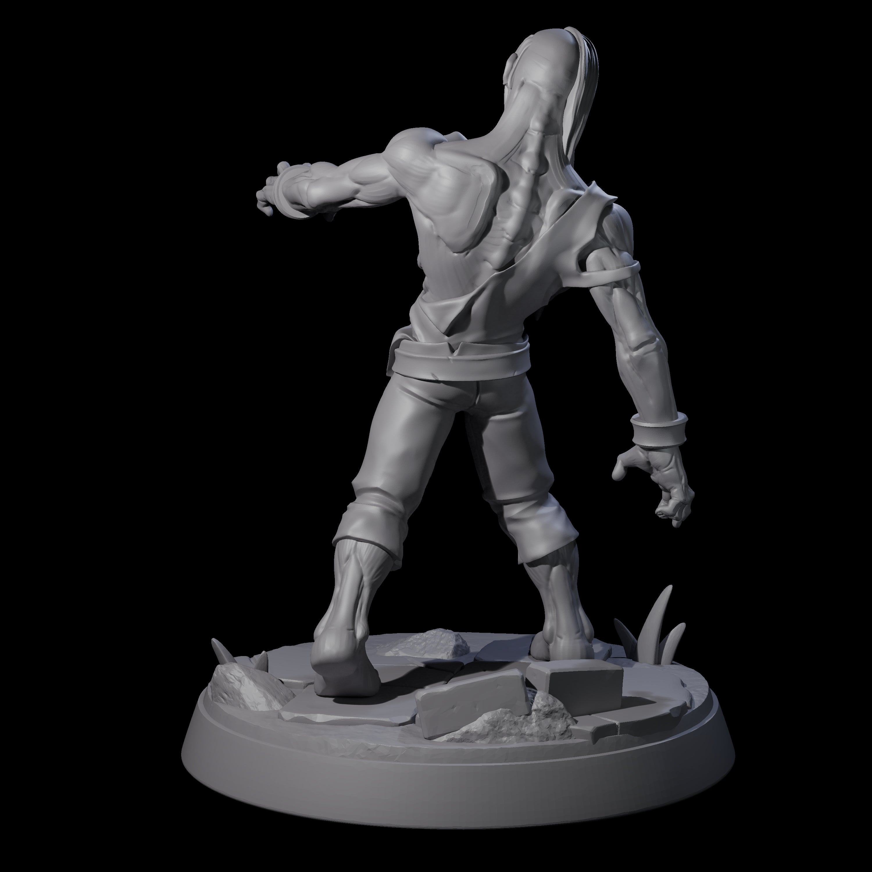 Rotten And Stinking Zombie Horror A Miniature for Dungeons and Dragons, Pathfinder or other TTRPGs