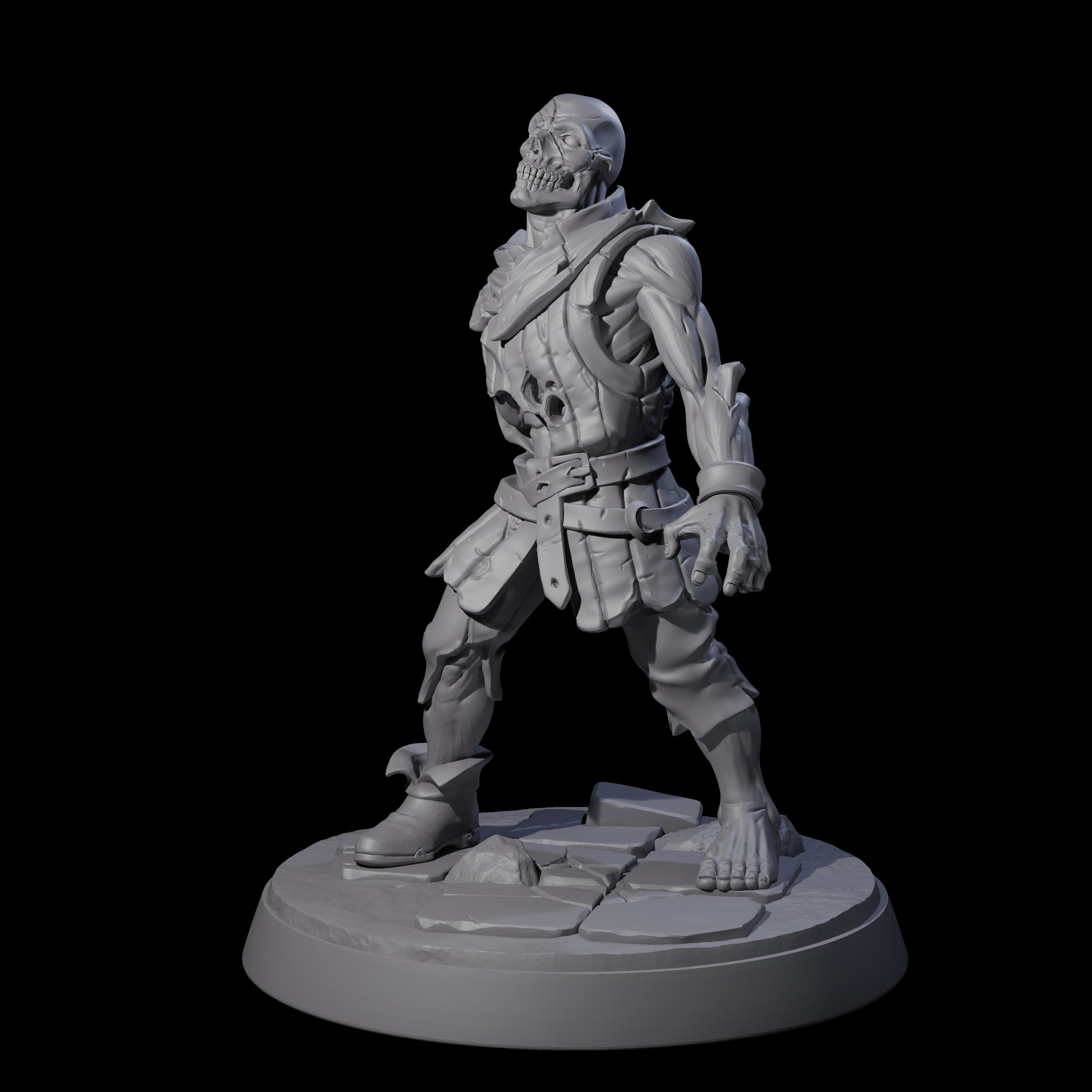 Rotten And Stinking Zombie Horror B Miniature for Dungeons and Dragons, Pathfinder or other TTRPGs