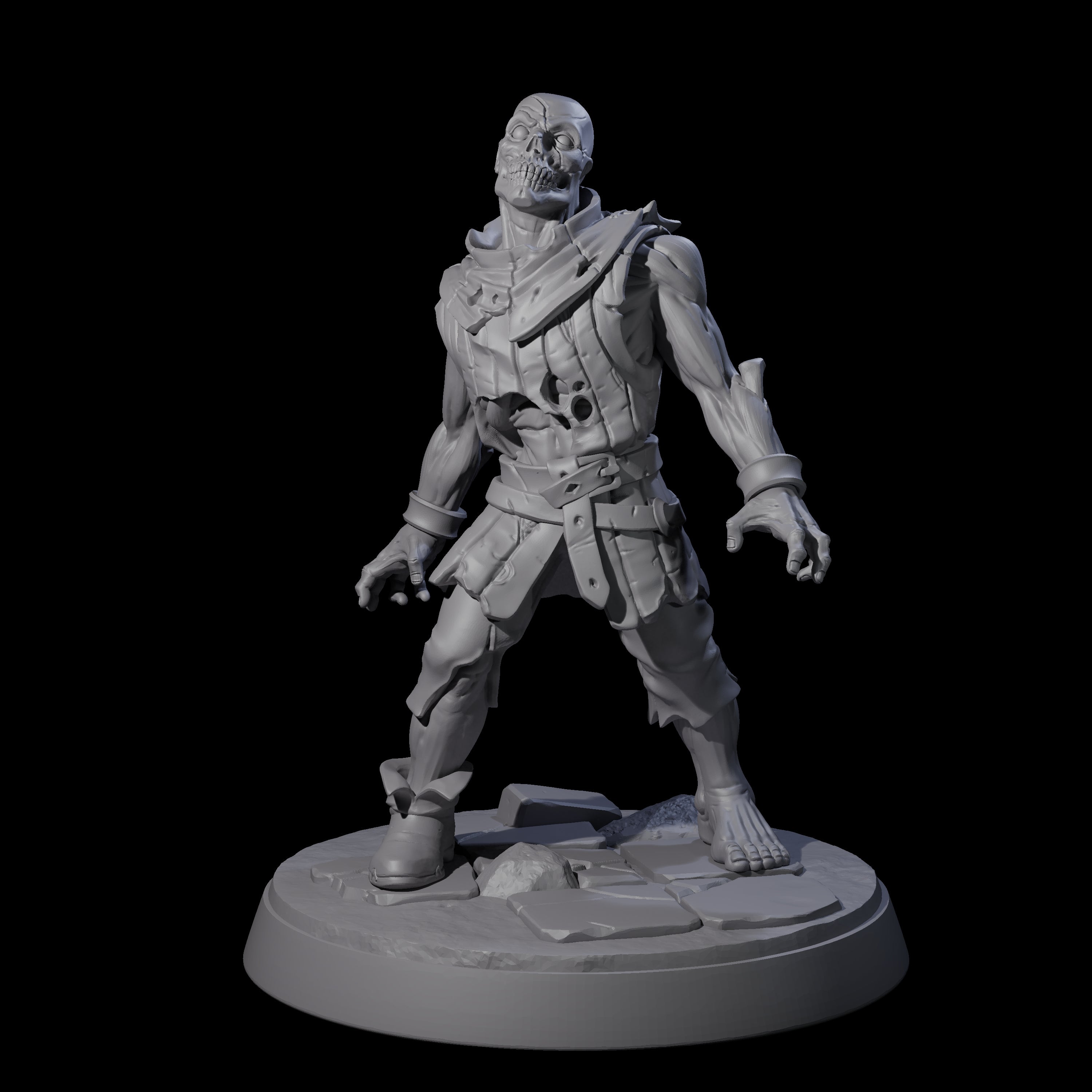 Rotten And Stinking Zombie Horror B Miniature for Dungeons and Dragons, Pathfinder or other TTRPGs