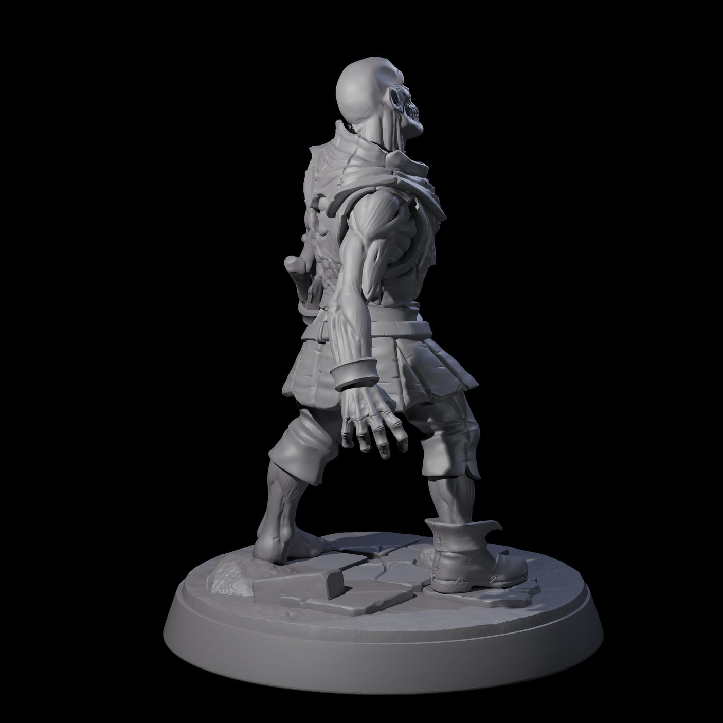 Rotten And Stinking Zombie Horror B Miniature for Dungeons and Dragons, Pathfinder or other TTRPGs