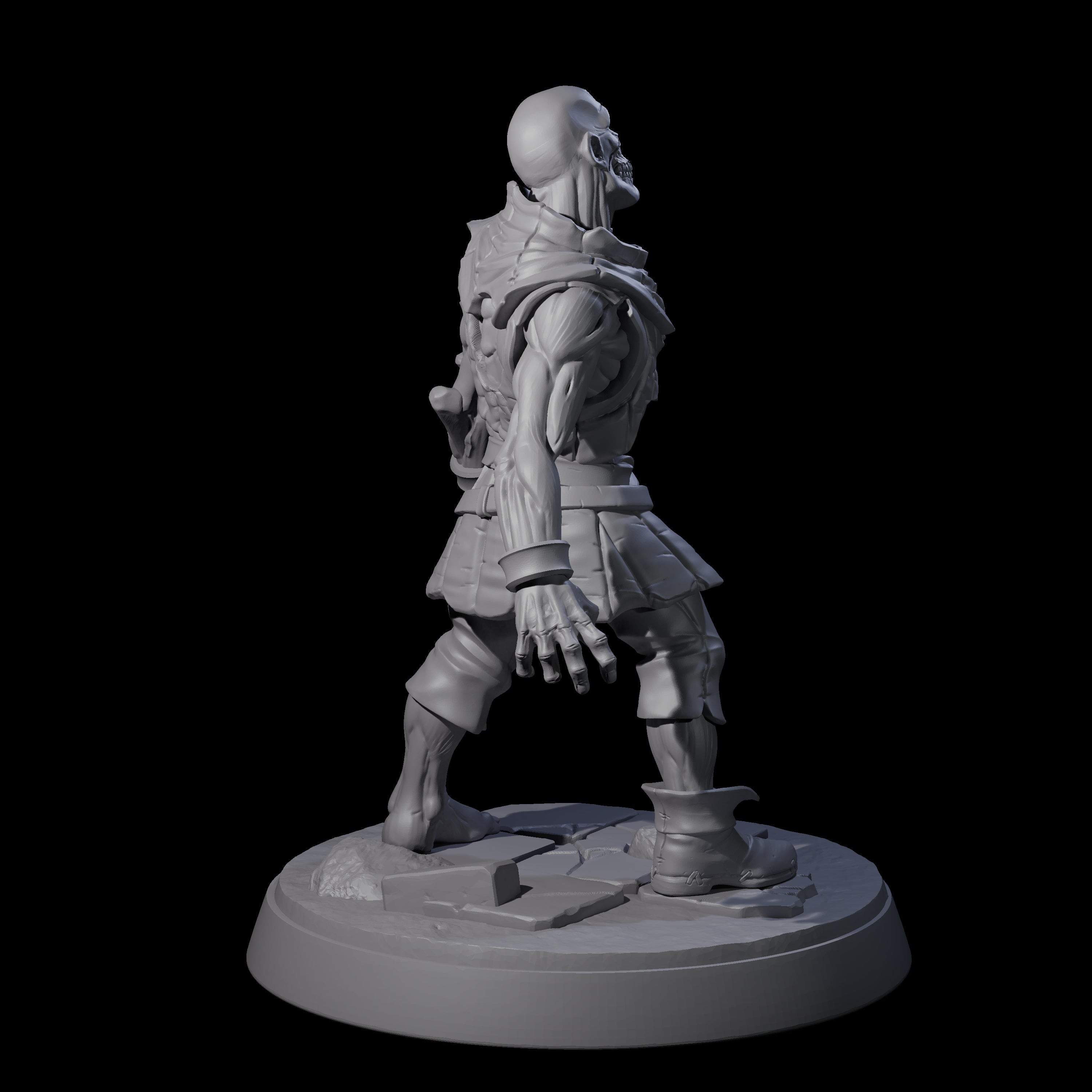 Rotten And Stinking Zombie Horror B Miniature for Dungeons and Dragons, Pathfinder or other TTRPGs