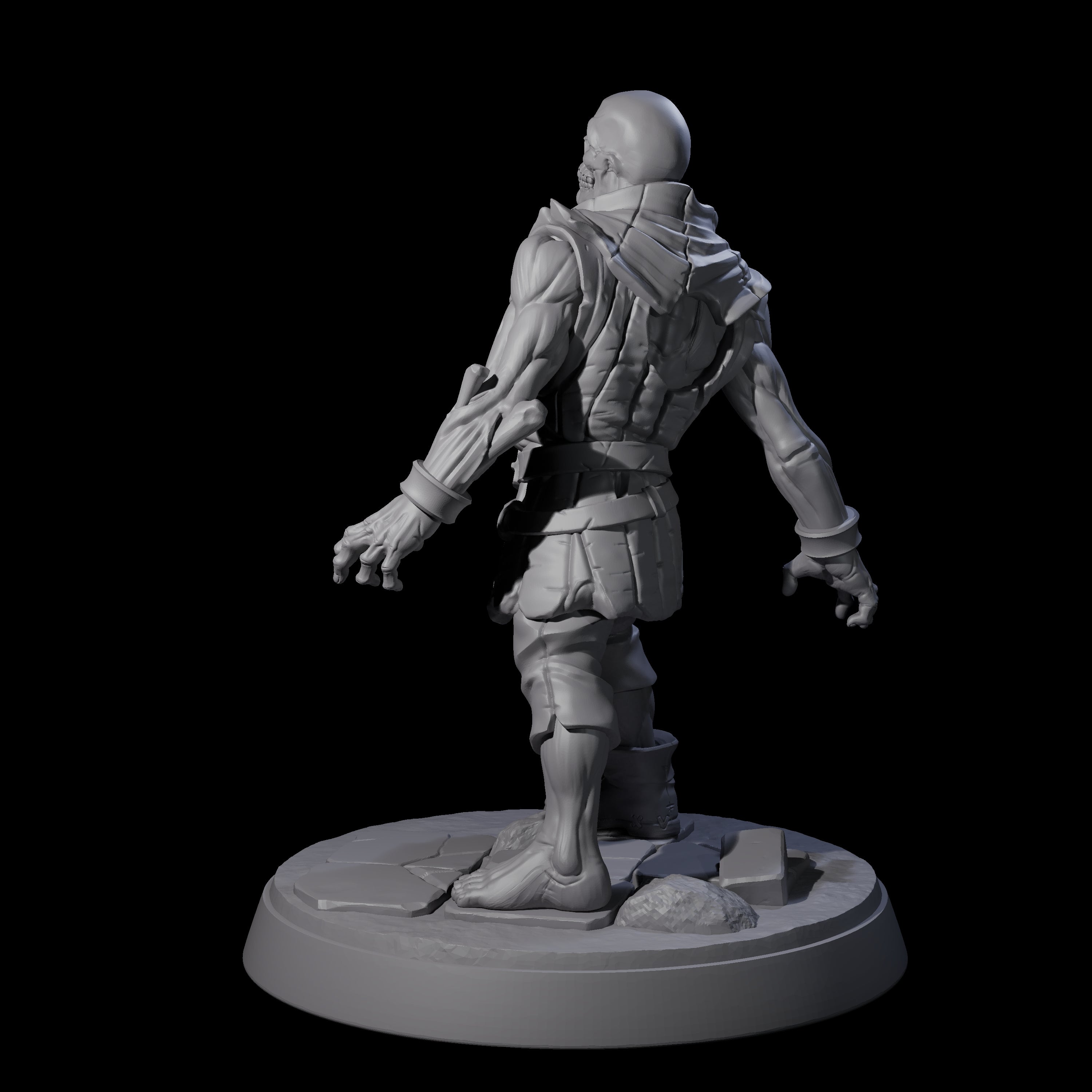 Rotten And Stinking Zombie Horror B Miniature for Dungeons and Dragons, Pathfinder or other TTRPGs