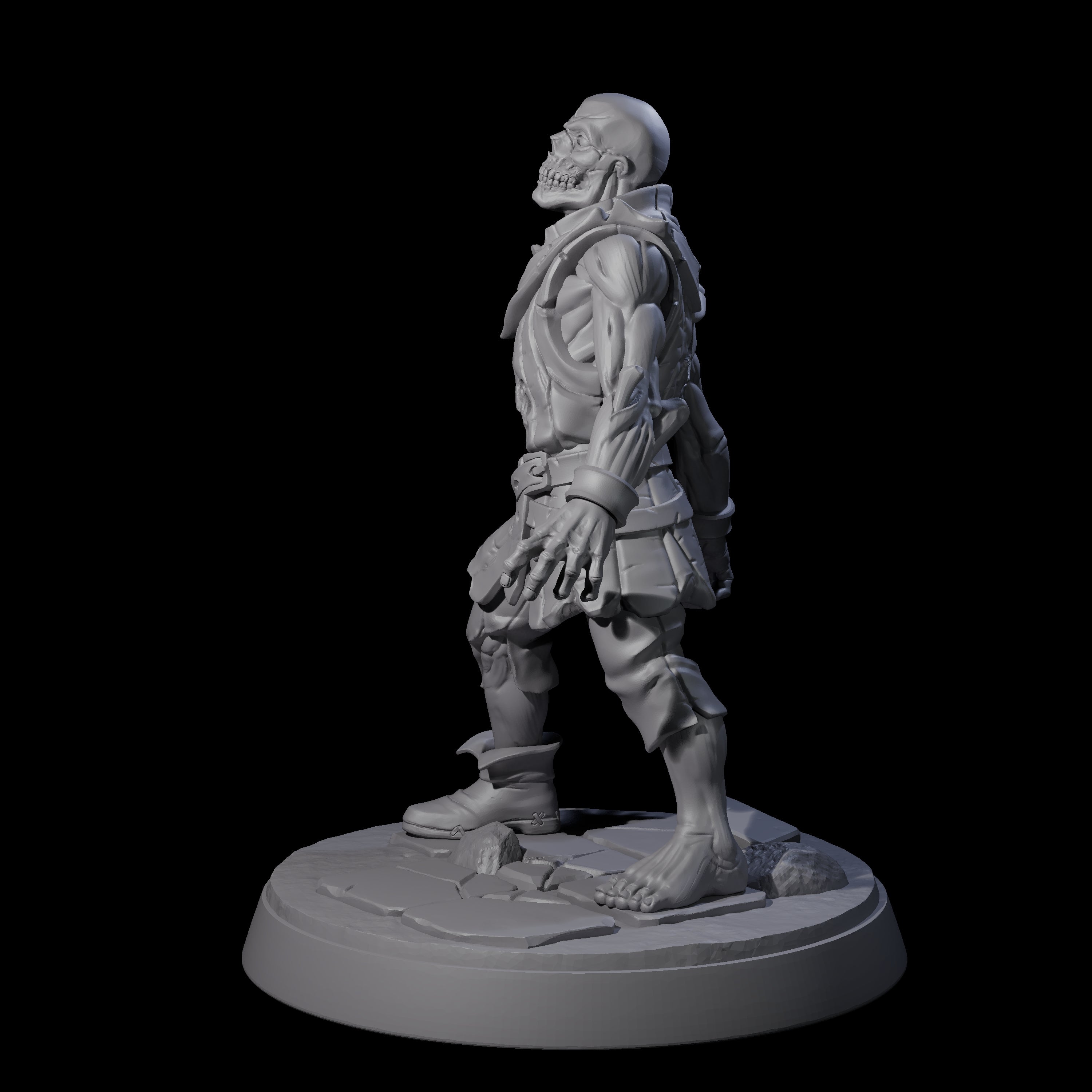 Rotten And Stinking Zombie Horror B Miniature for Dungeons and Dragons, Pathfinder or other TTRPGs