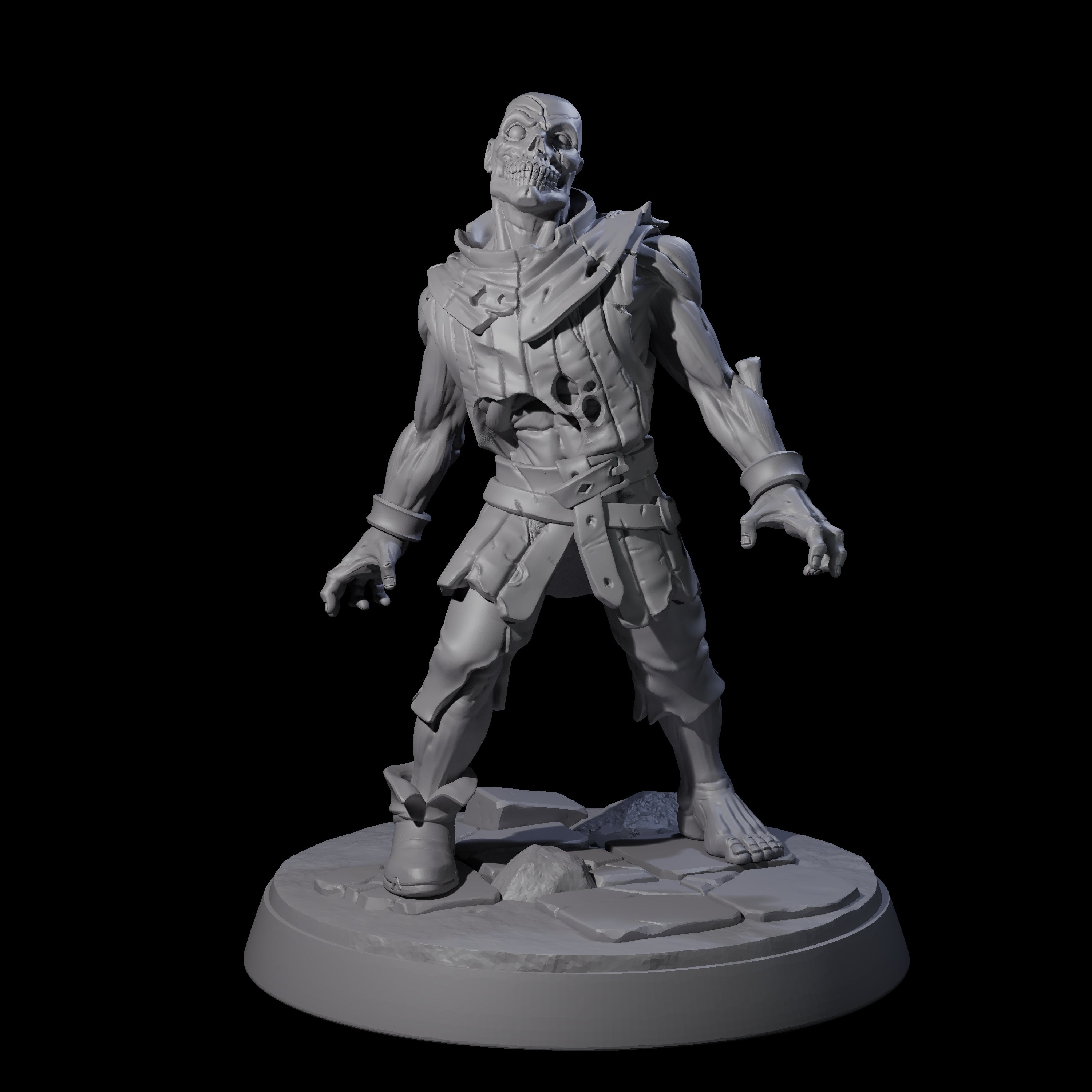 Rotten And Stinking Zombie Horror B Miniature for Dungeons and Dragons, Pathfinder or other TTRPGs
