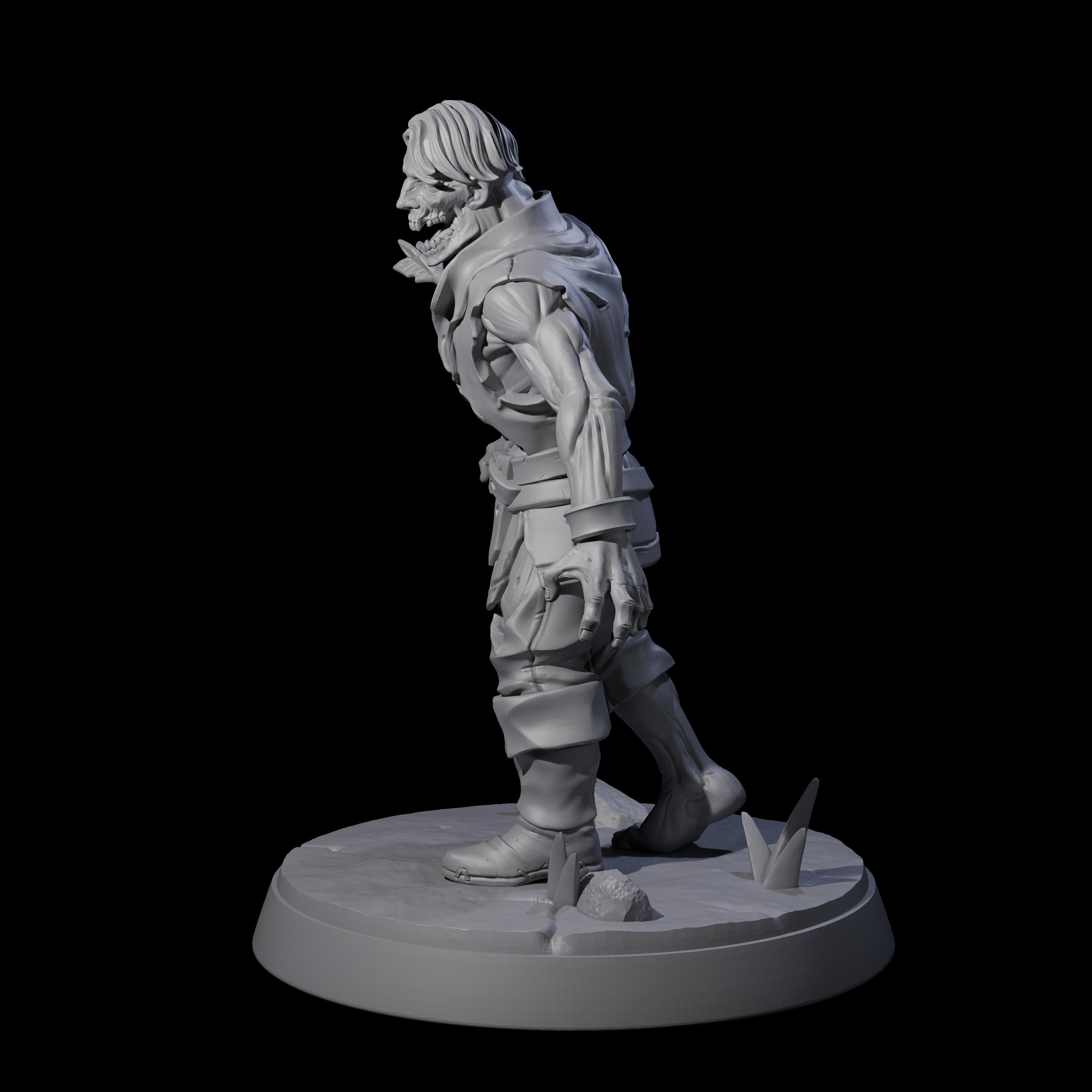 Rotten And Stinking Zombie Horror C Miniature for Dungeons and Dragons, Pathfinder or other TTRPGs