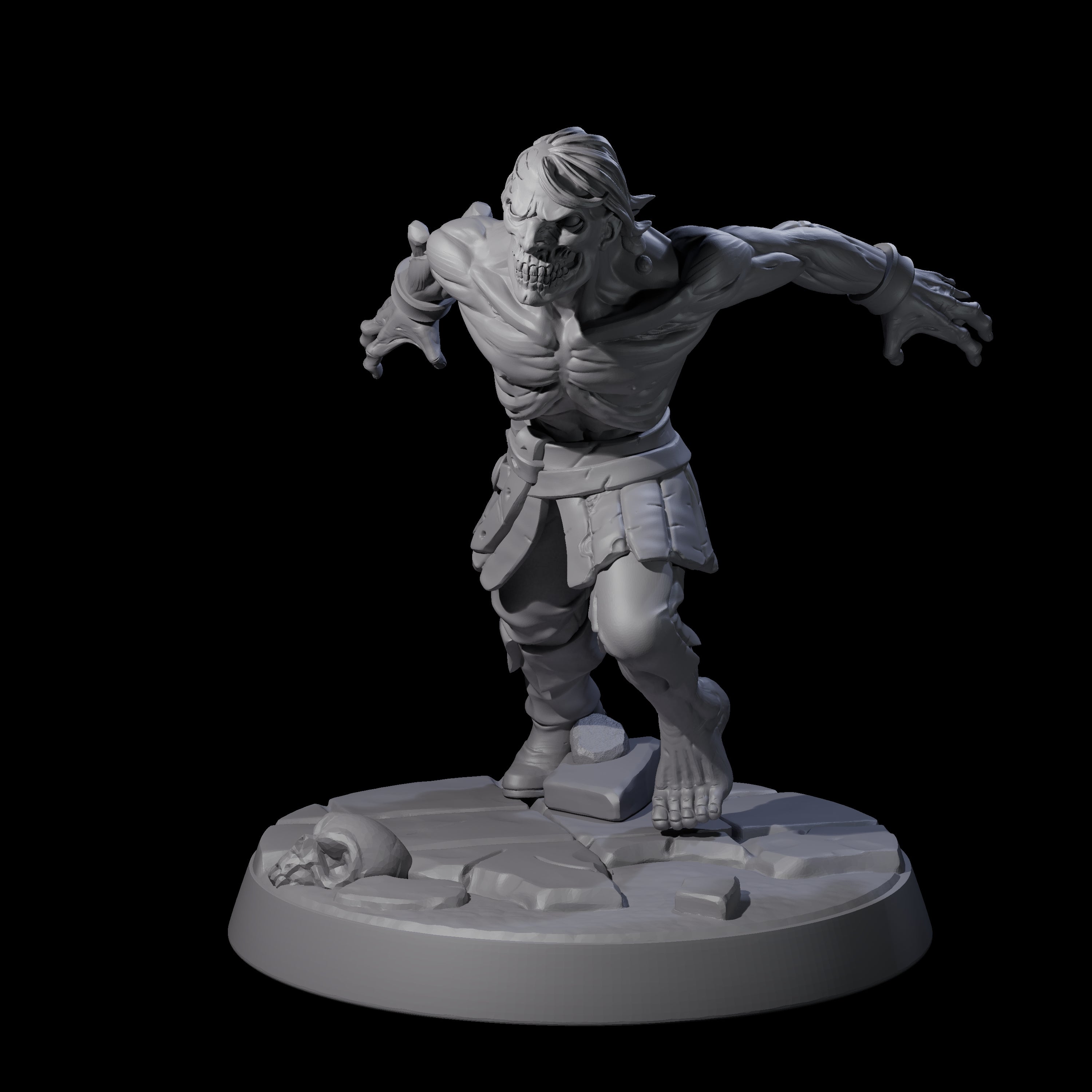 Rotten And Stinking Zombie Horror D Miniature for Dungeons and Dragons, Pathfinder or other TTRPGs