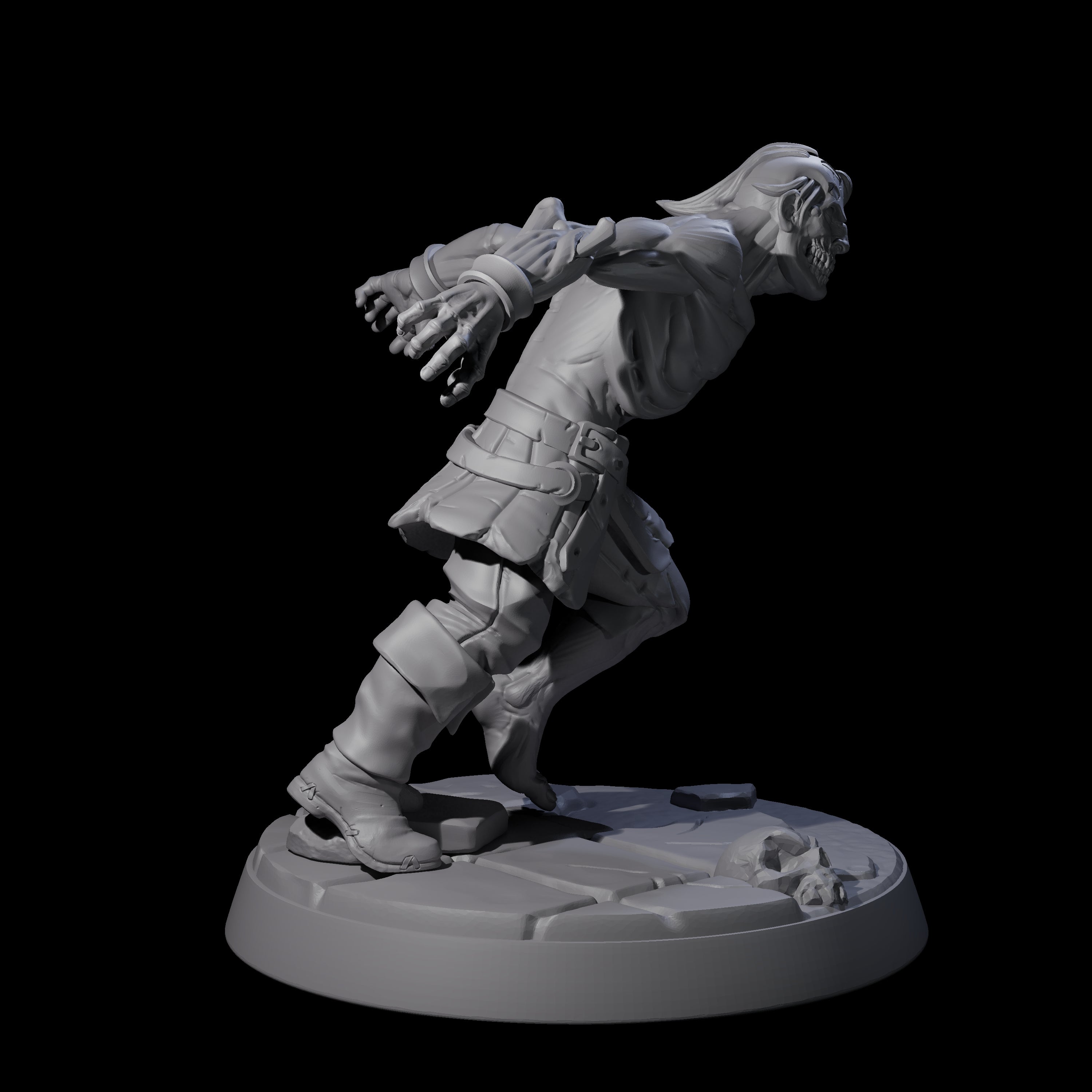 Rotten And Stinking Zombie Horror D Miniature for Dungeons and Dragons, Pathfinder or other TTRPGs