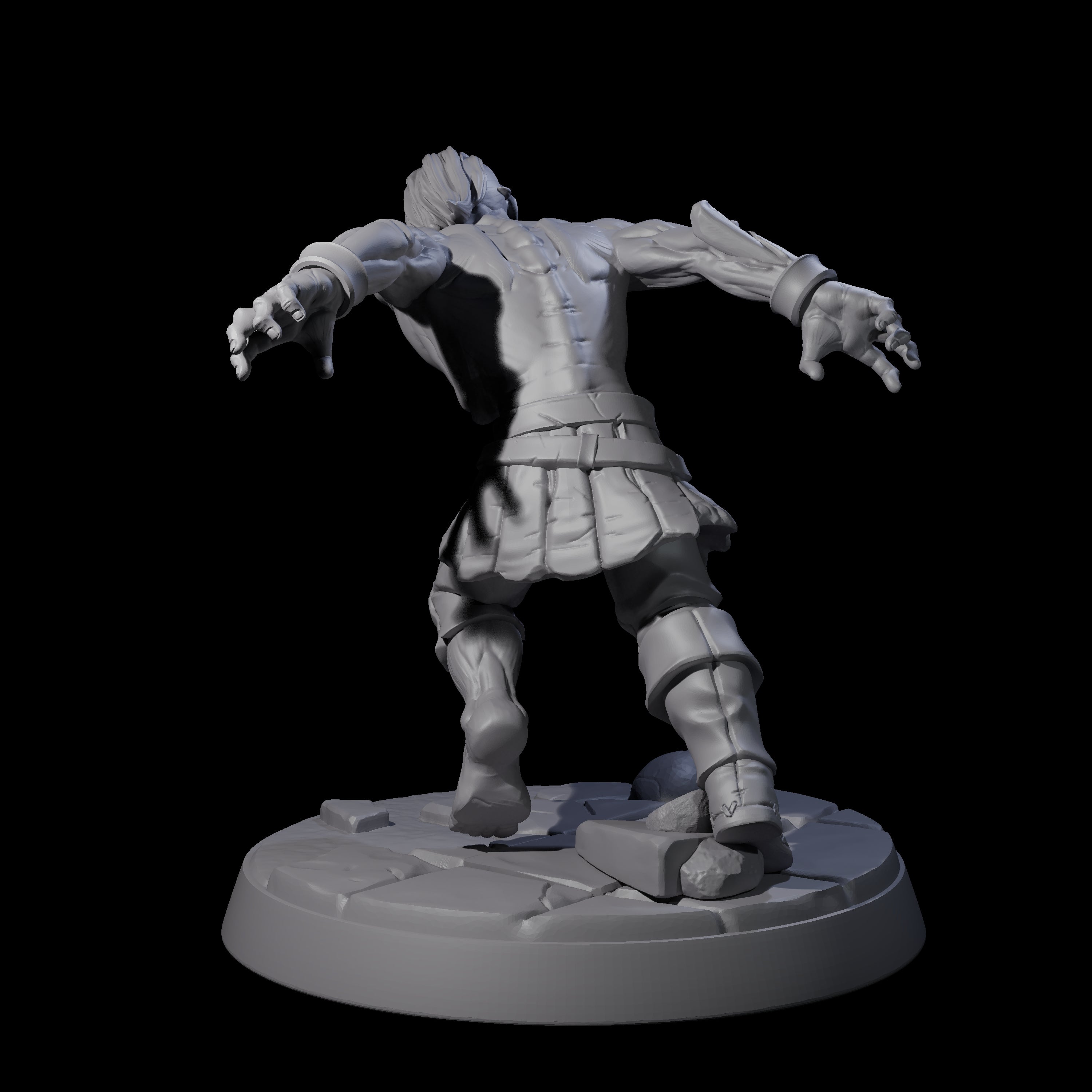 Rotten And Stinking Zombie Horror D Miniature for Dungeons and Dragons, Pathfinder or other TTRPGs