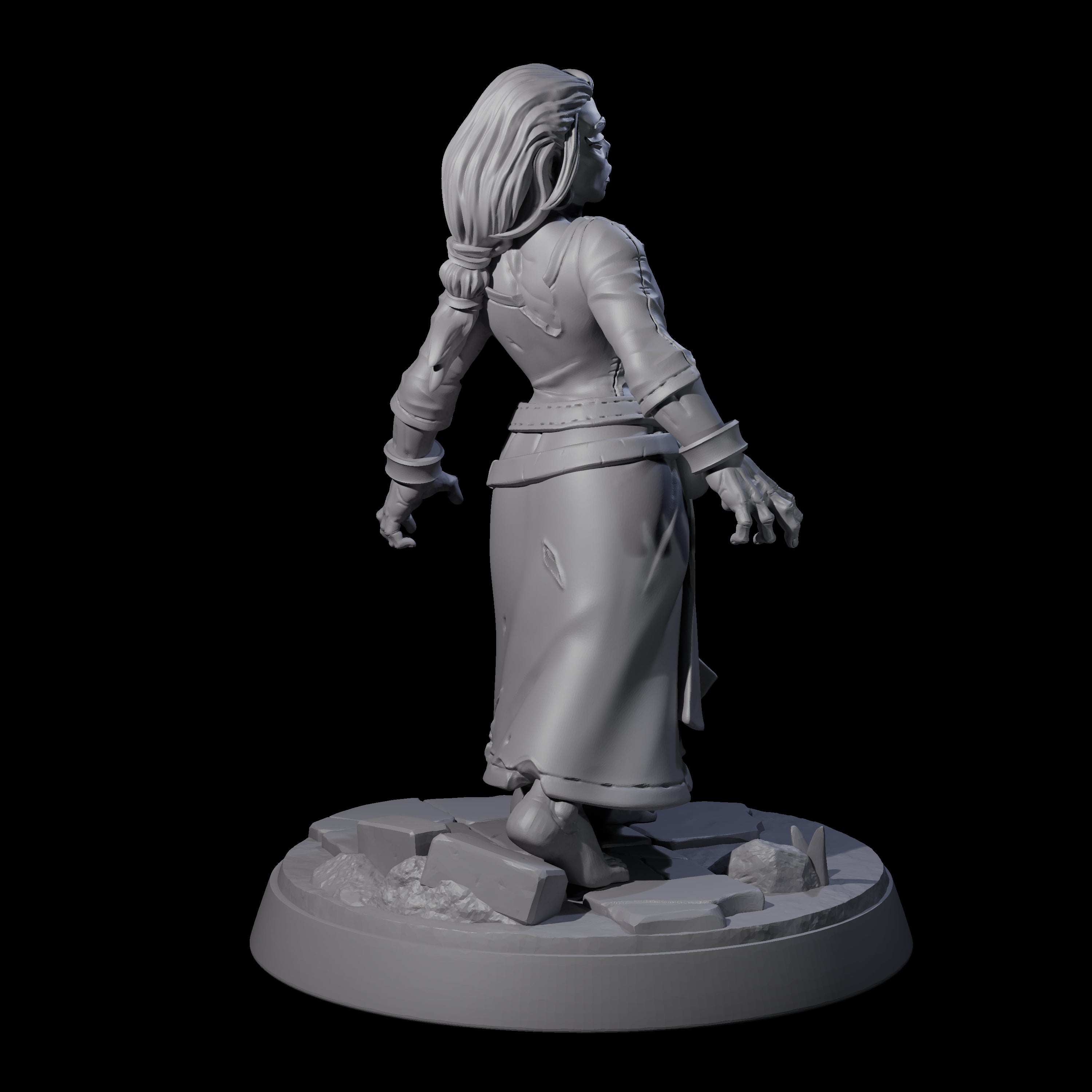 Rotten And Stinking Zombie Horror E Miniature for Dungeons and Dragons, Pathfinder or other TTRPGs