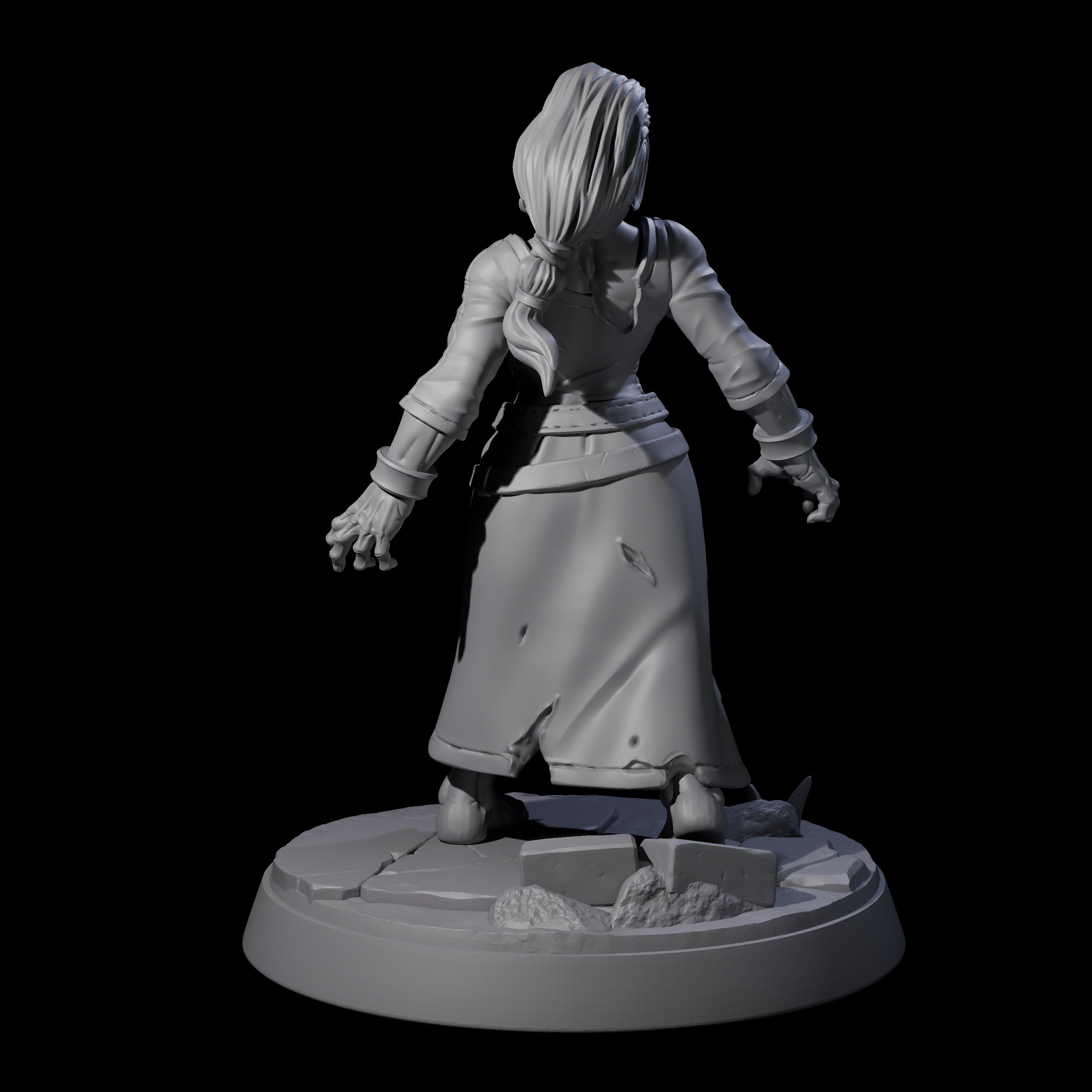 Rotten And Stinking Zombie Horror E Miniature for Dungeons and Dragons, Pathfinder or other TTRPGs