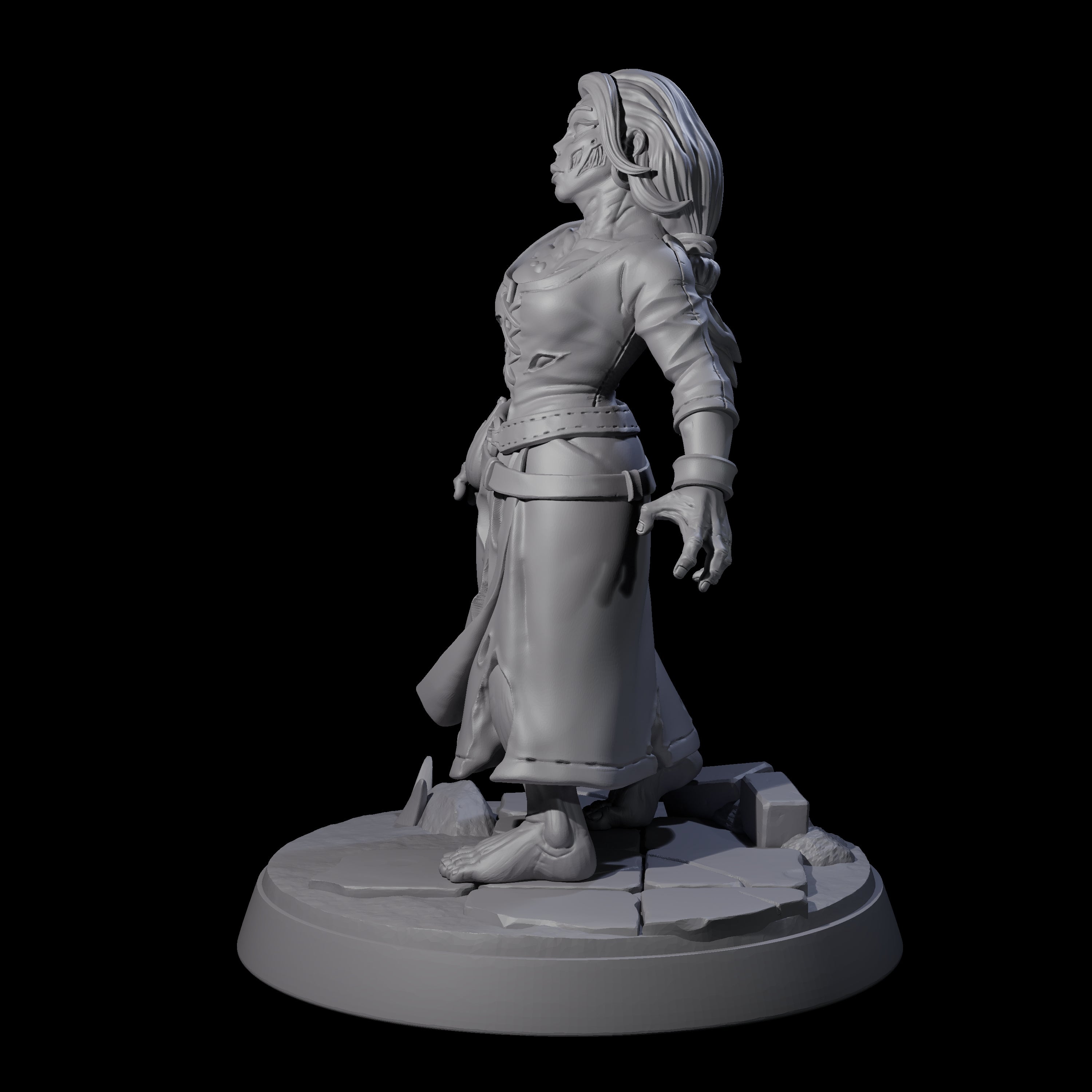 Rotten And Stinking Zombie Horror E Miniature for Dungeons and Dragons, Pathfinder or other TTRPGs