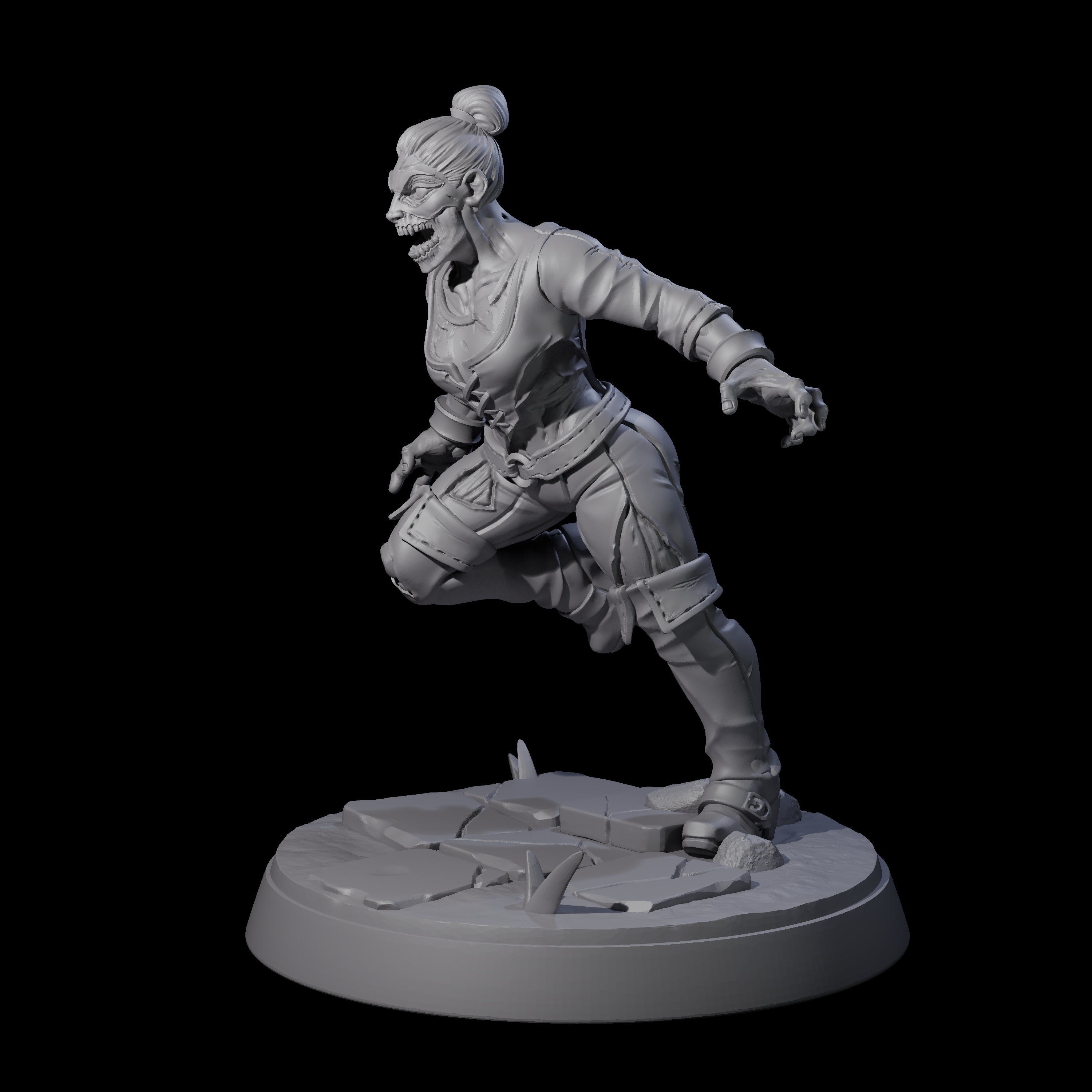 Rotten And Stinking Zombie Horror F Miniature for Dungeons and Dragons, Pathfinder or other TTRPGs