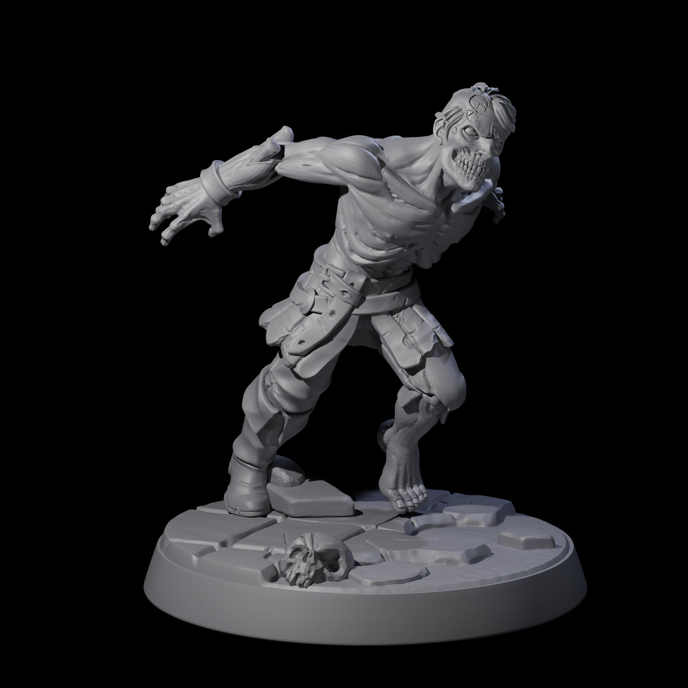 Rotten And Stinking Zombie Horrors Miniature for Dungeons and Dragons, Pathfinder or other TTRPGs