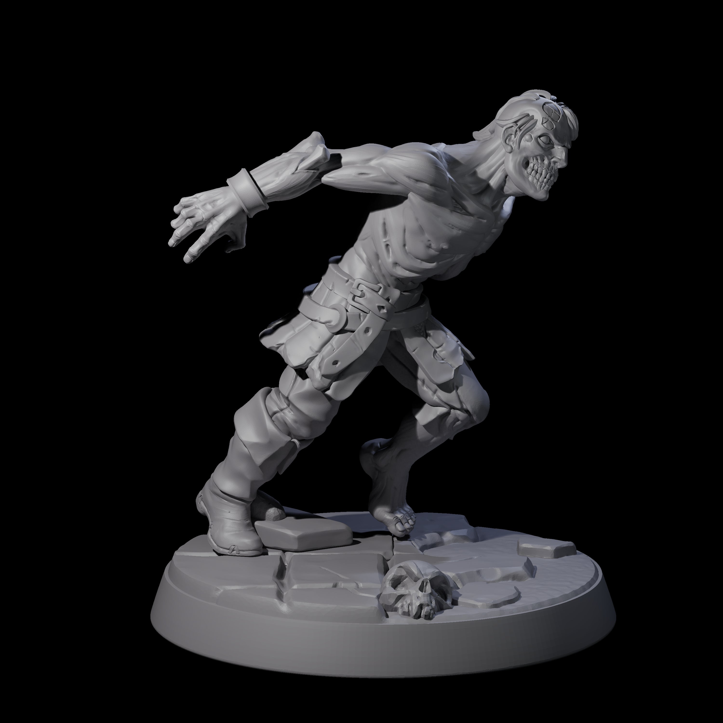 Rotten And Stinking Zombie Horrors Miniature for Dungeons and Dragons, Pathfinder or other TTRPGs