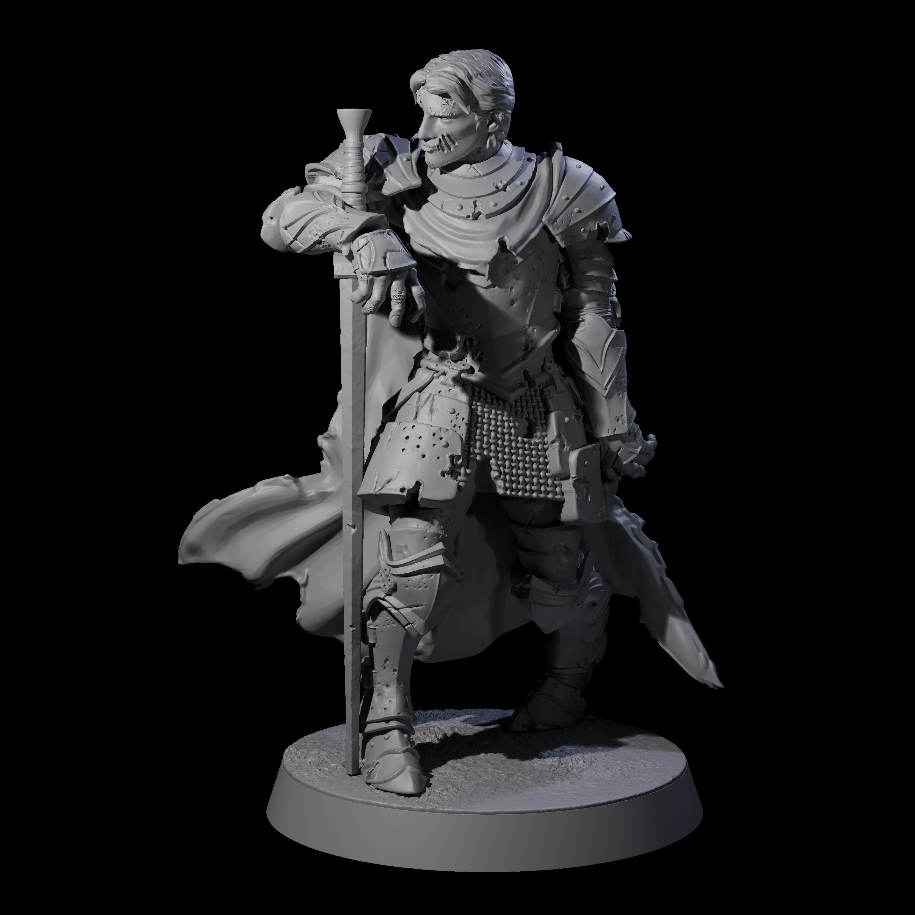 Rotting Prince A Miniature for Dungeons and Dragons, Pathfinder or other TTRPGs