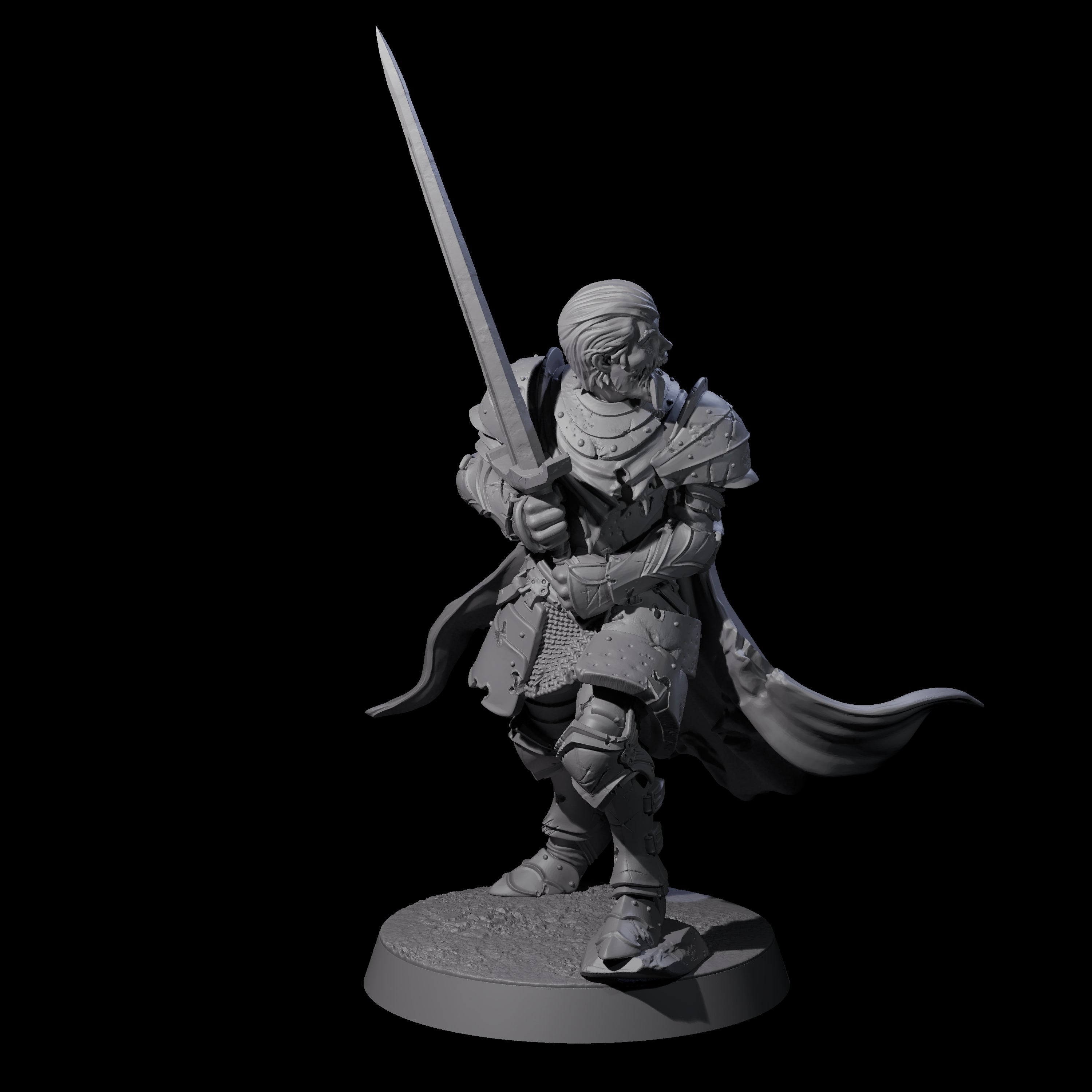 Rotting Prince C Miniature for Dungeons and Dragons, Pathfinder or other TTRPGs