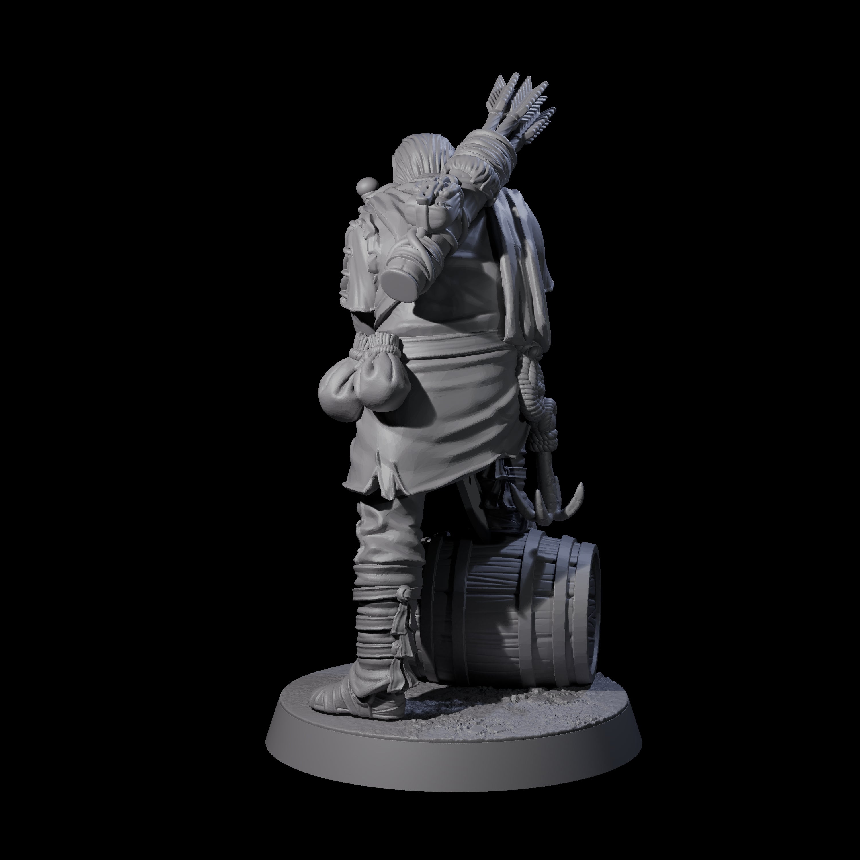 Rough Road Bandit E Miniature for Dungeons and Dragons, Pathfinder or other TTRPGs