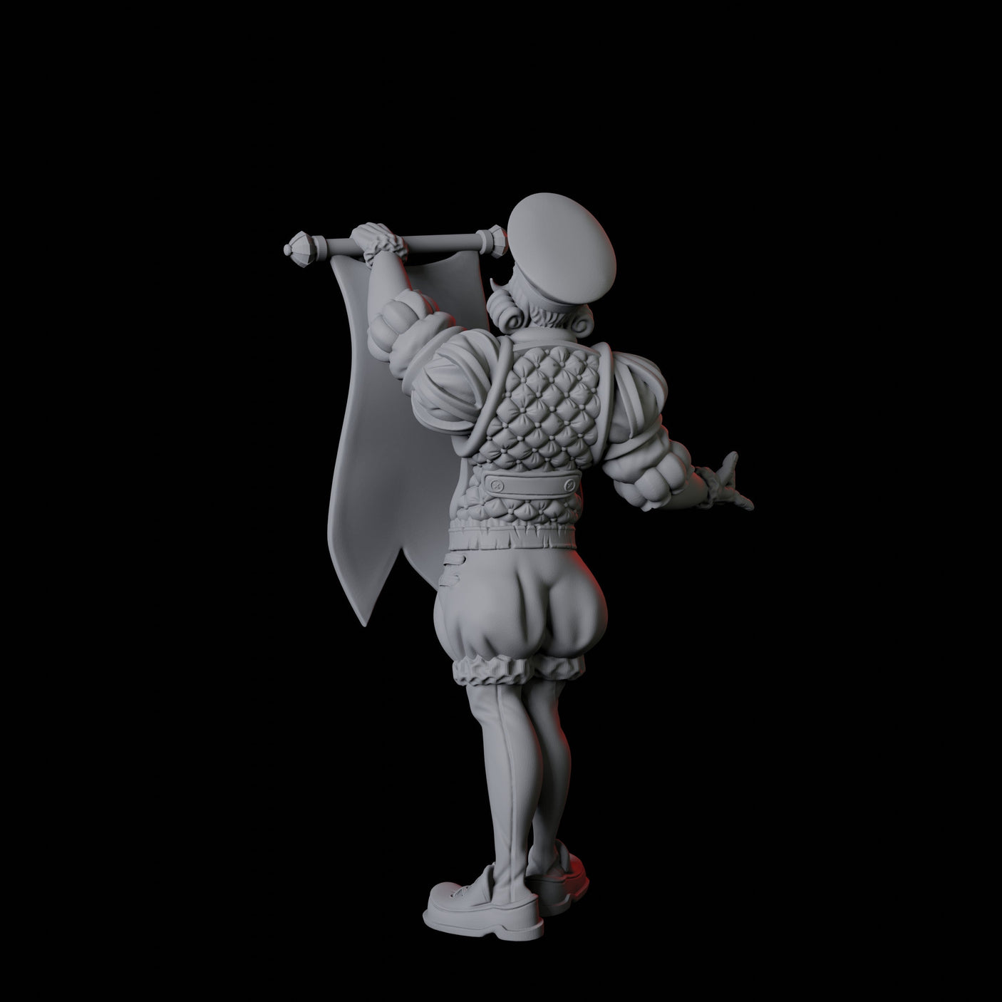 Royal Announcer Miniature for Dungeons and Dragons, Pathfinder or other TTRPGs
