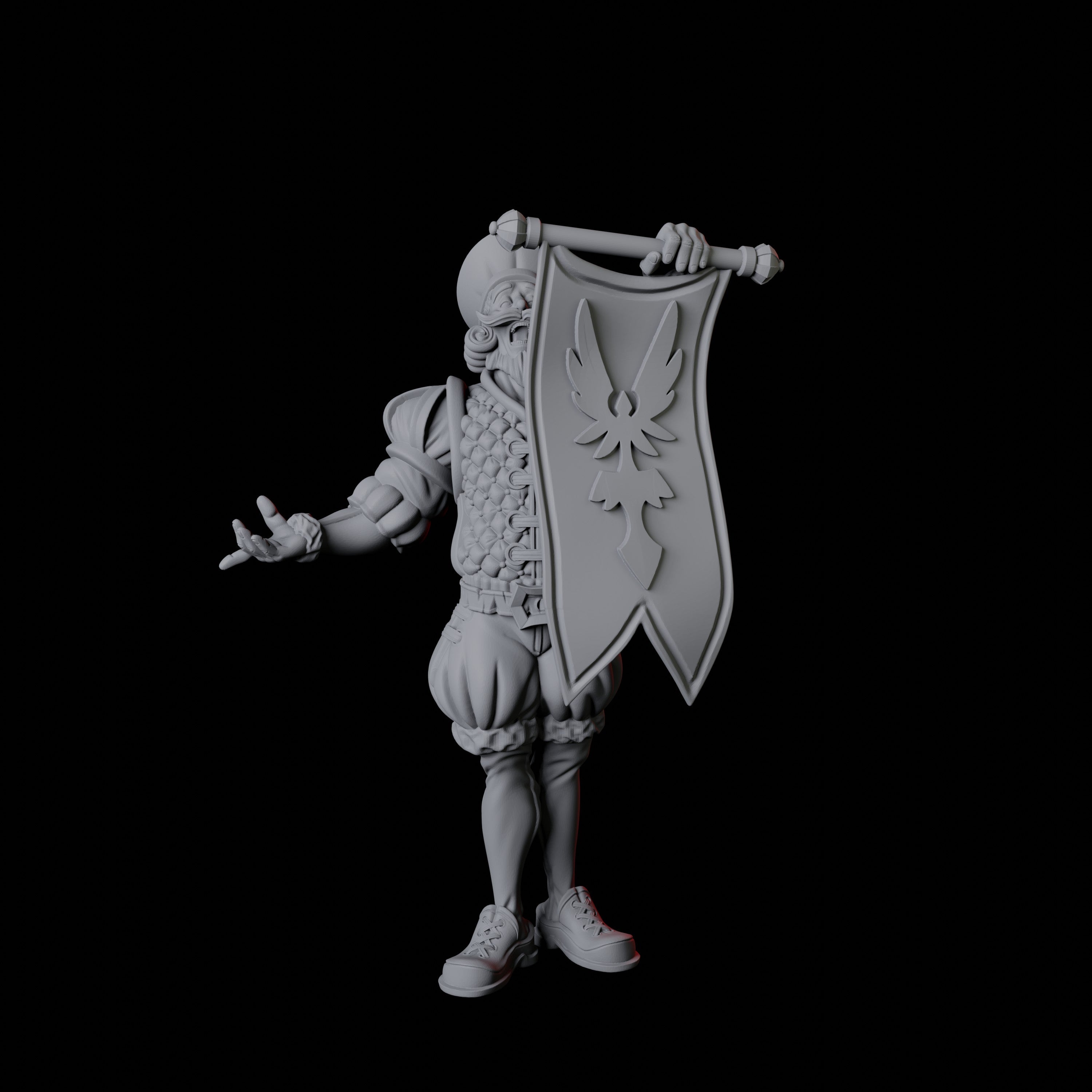 Royal Announcer Miniature for Dungeons and Dragons - Myth Forged
