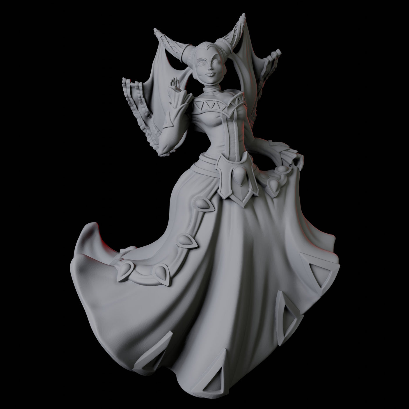 Royal Court Nobles Miniature for Dungeons and Dragons, Pathfinder or other TTRPGs