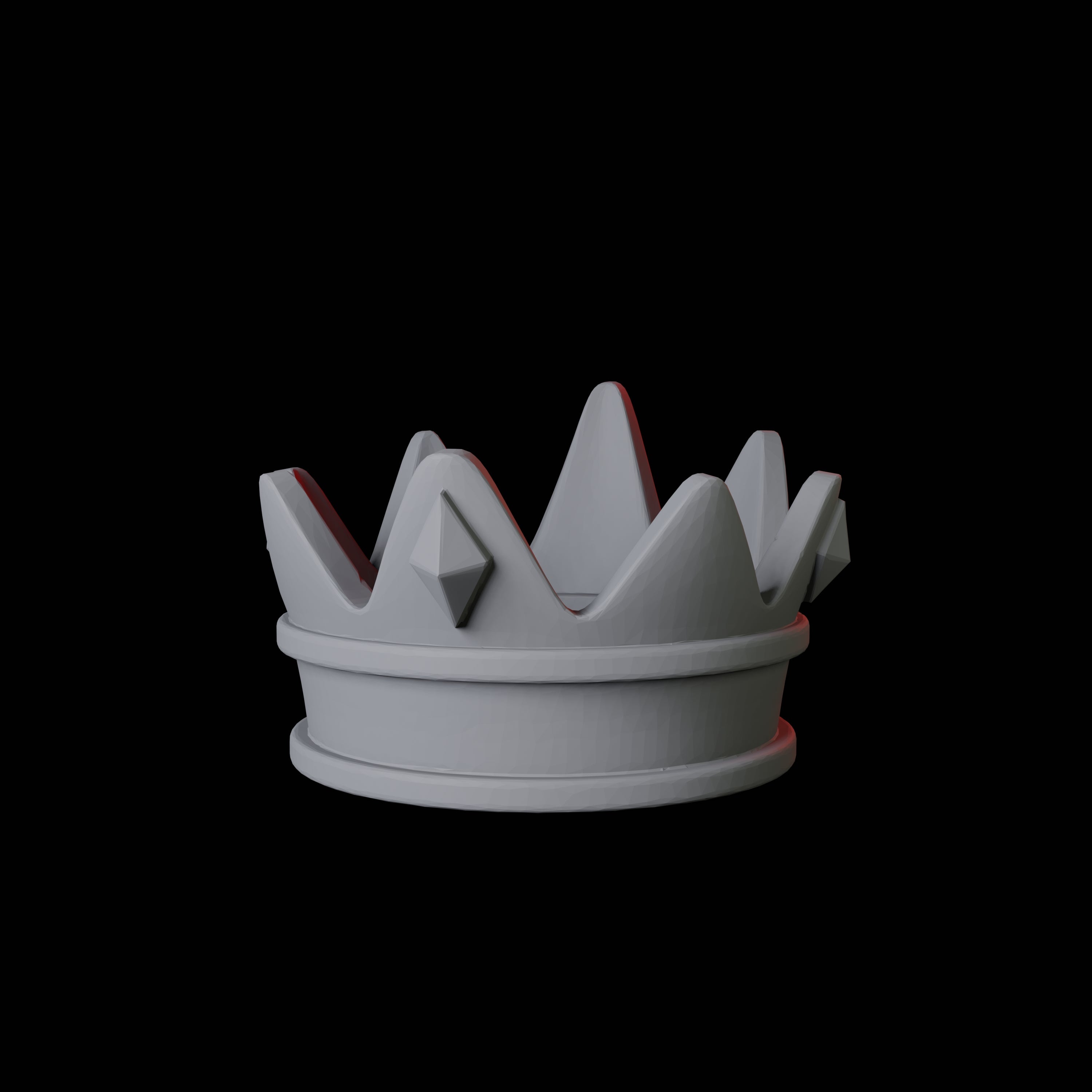 Royal Crown Miniature for Dungeons and Dragons, Pathfinder or other TTRPGs